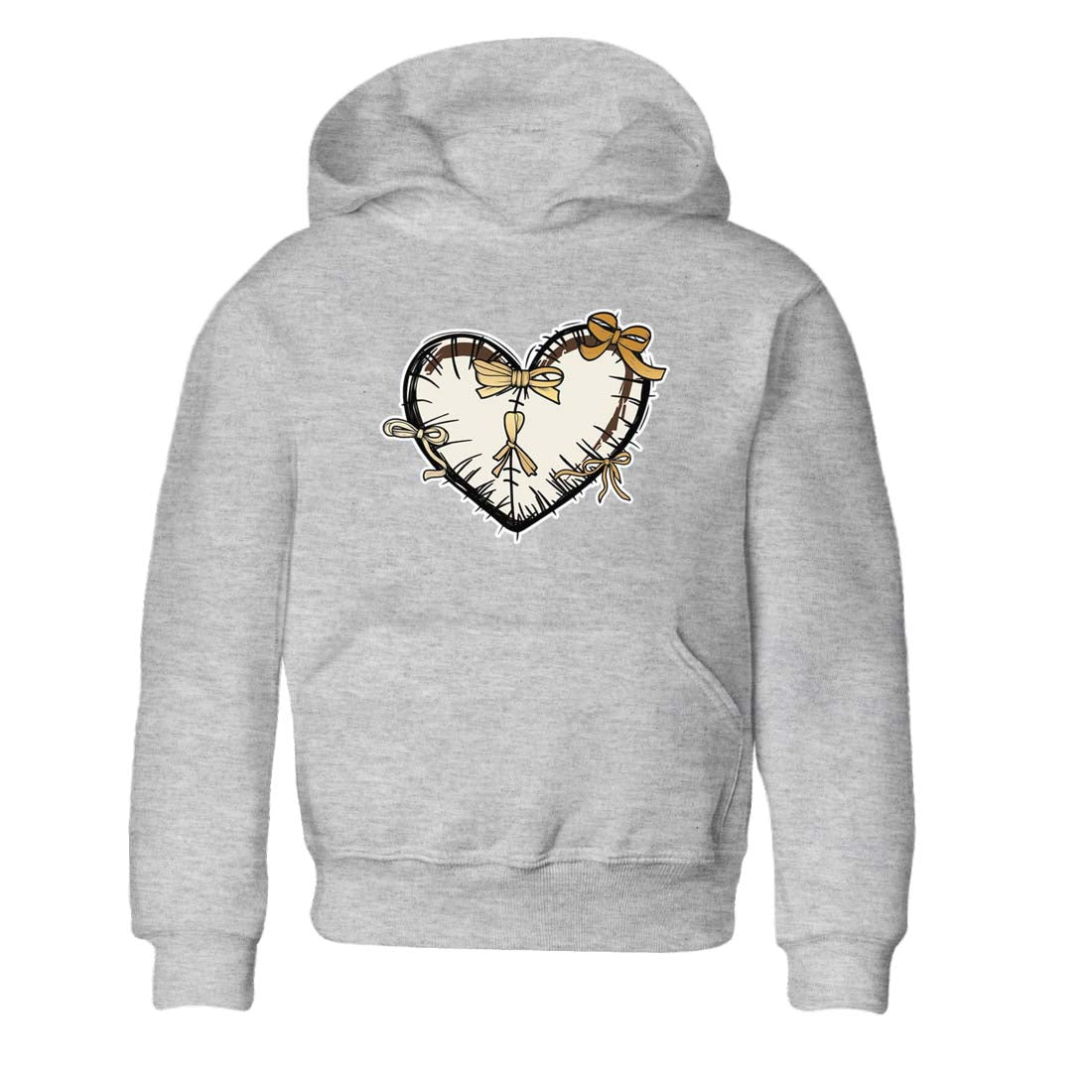 Heart With Ribbons snkmatch Tees Kids - Air Jordan 5 Golden Ticket