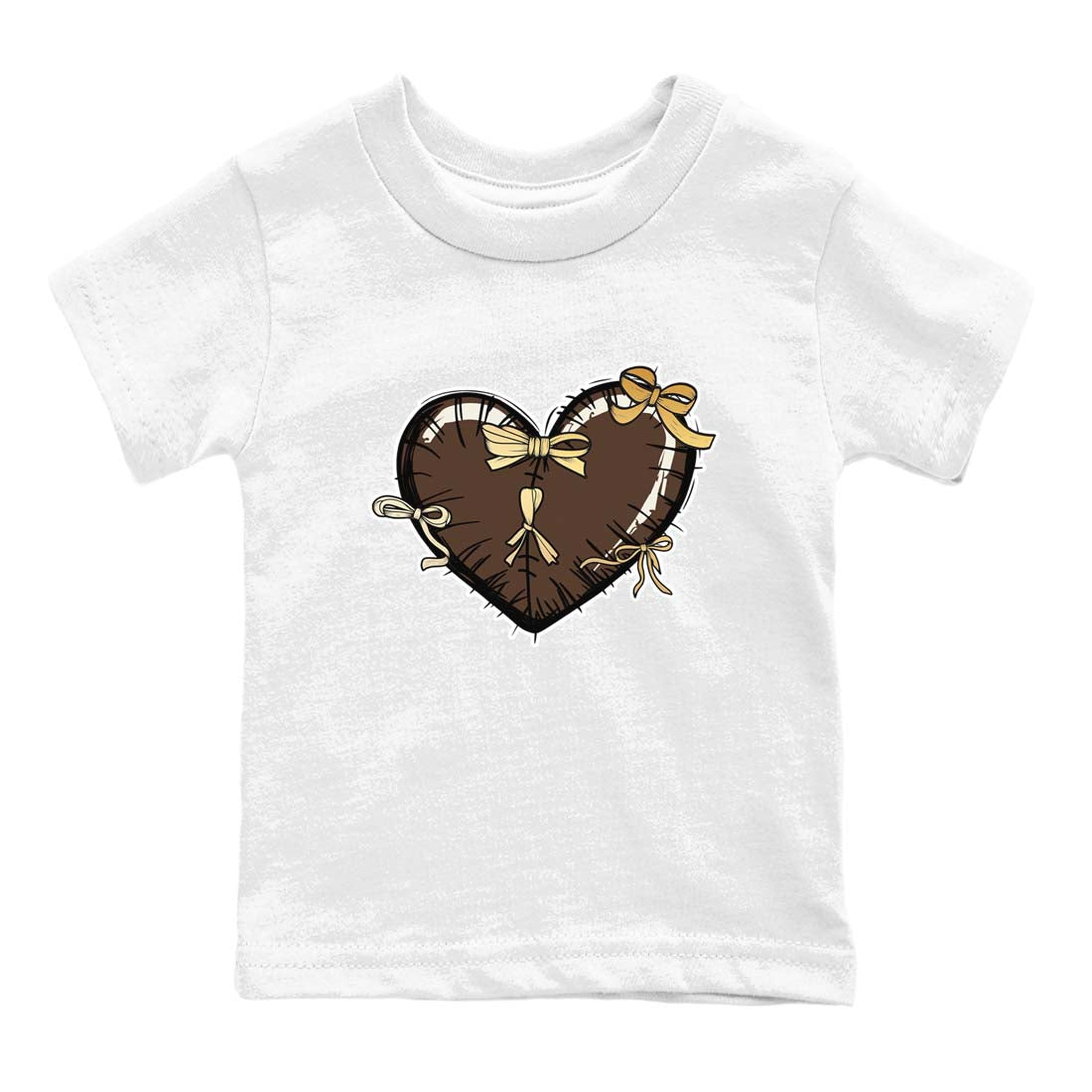 Heart With Ribbons snkmatch Tees Kids - Air Jordan 5 Golden Ticket