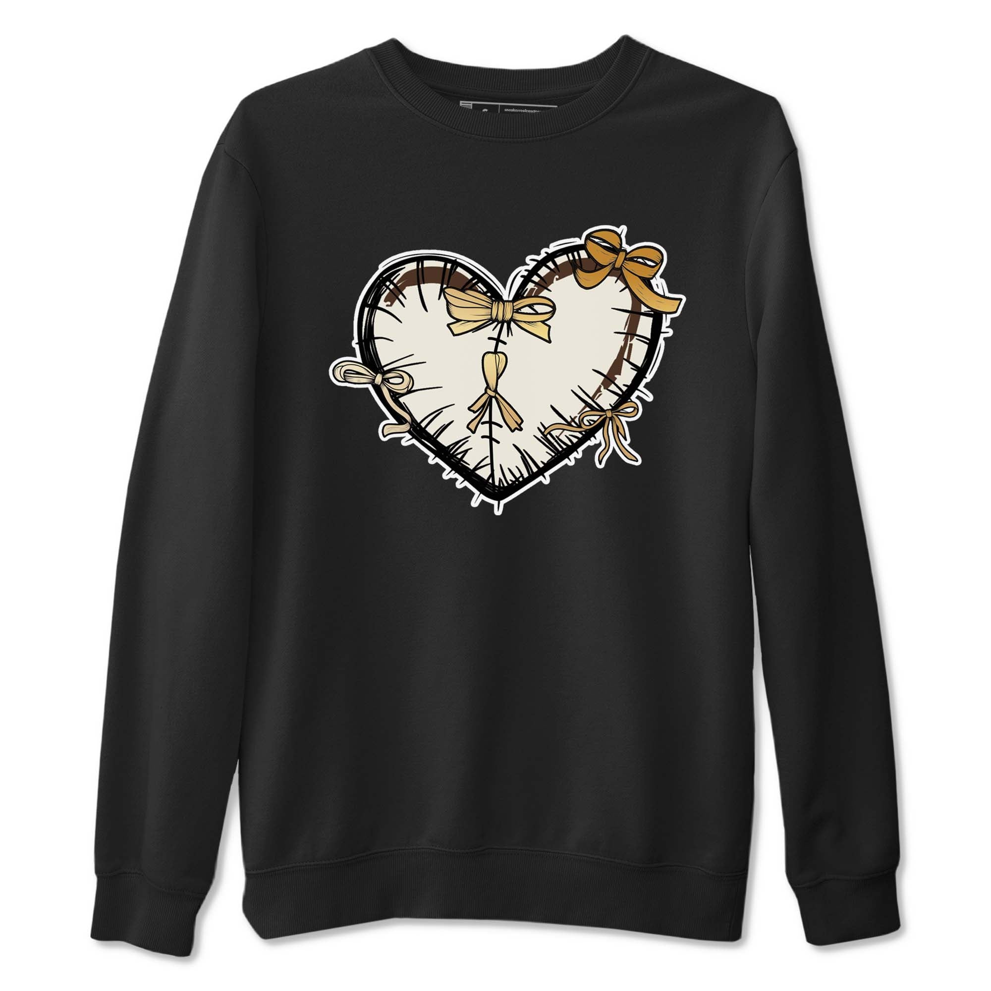 Heart With Ribbons snkmatch Tees - Air Jordan 5 Golden Ticket