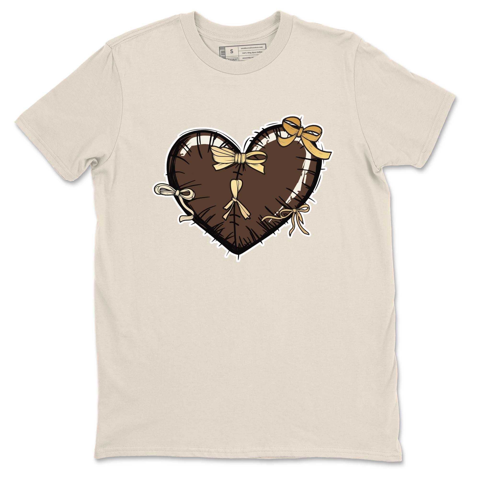 Heart With Ribbons snkmatch Tees - Air Jordan 5 Golden Ticket