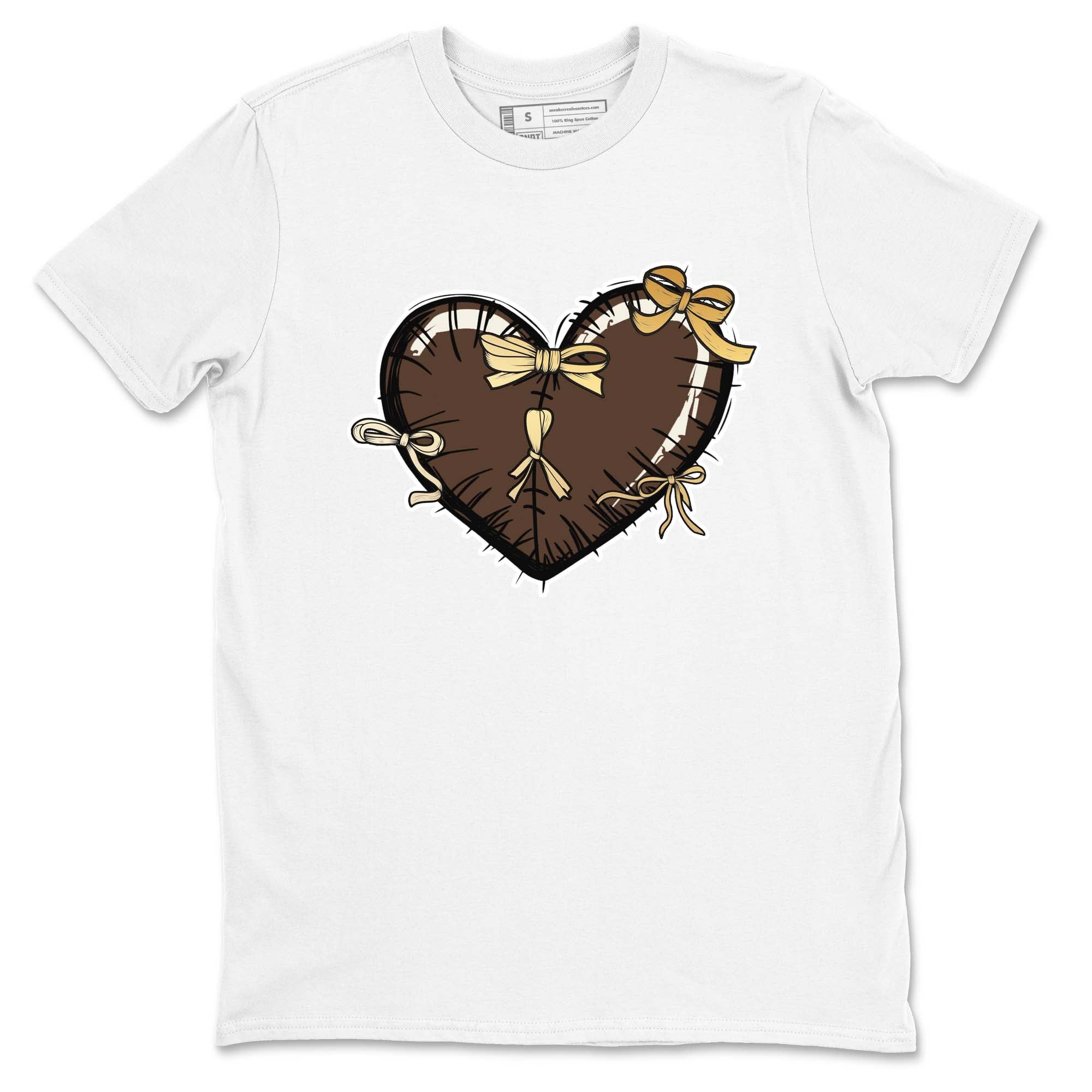 Heart With Ribbons snkmatch Tees - Air Jordan 5 Golden Ticket