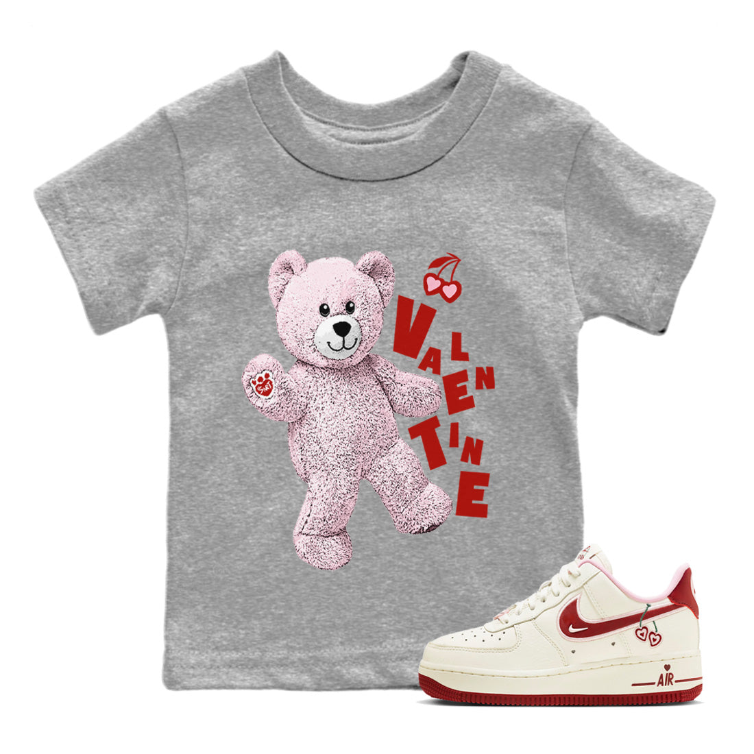 Hello Bear Kids Tops - Air Force 1 Valentines Day