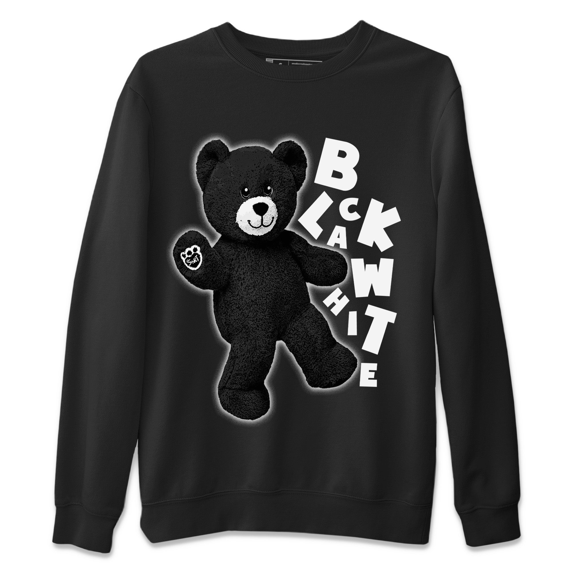 Hello Bear Unisex Tops - Air Jordan 1 Black White
