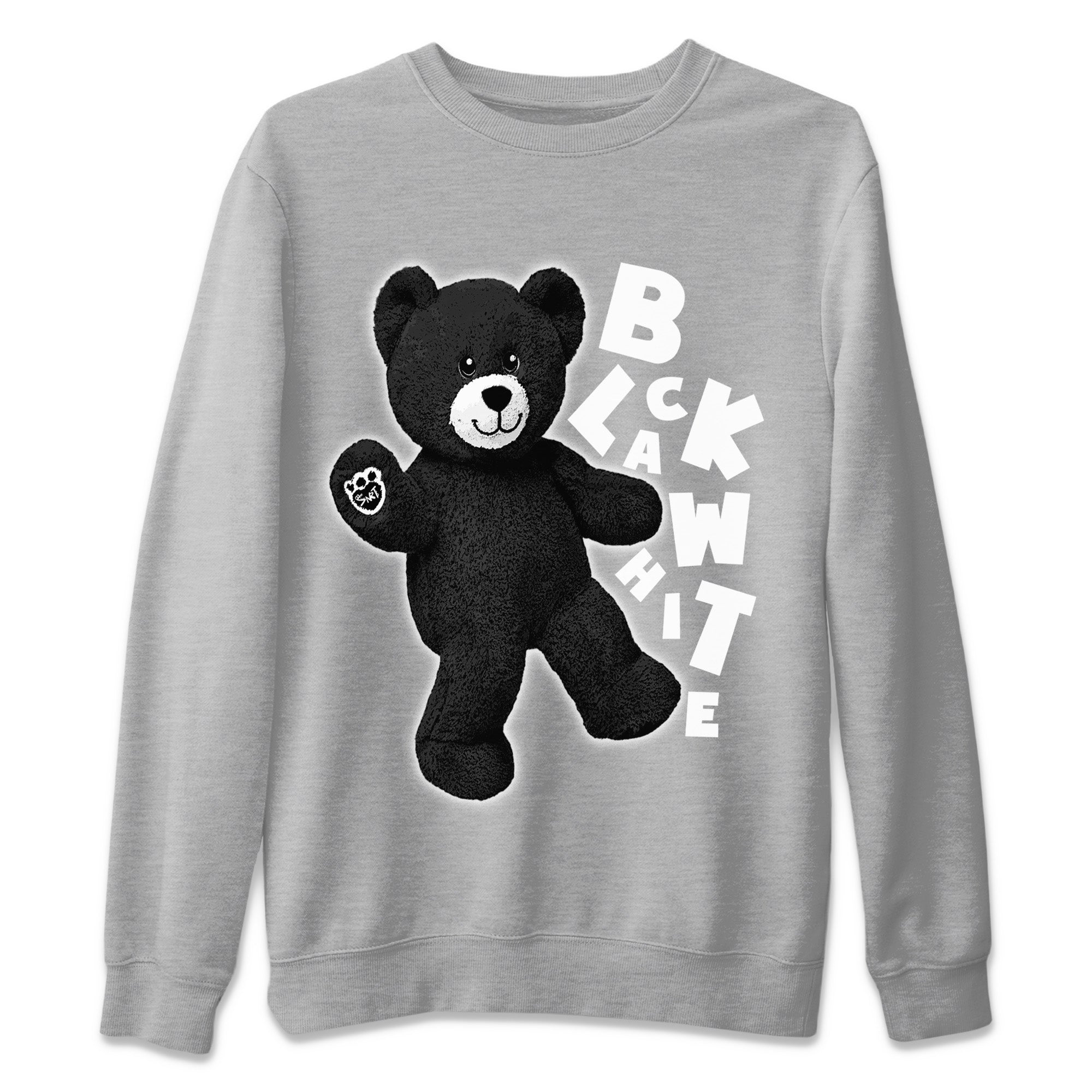 Hello Bear Unisex Tops - Air Jordan 1 Black White
