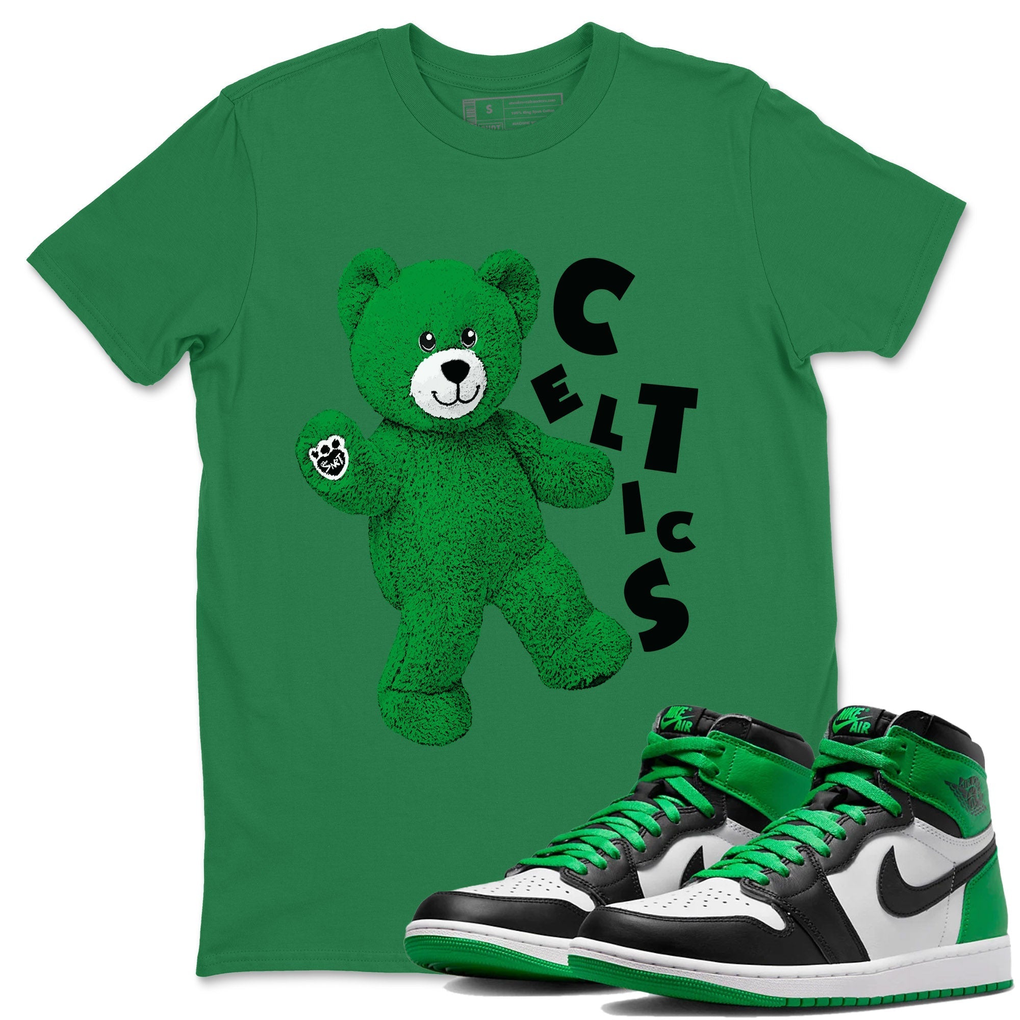 Hello Bear Unisex Tops - Air Jordan 1 Celtics