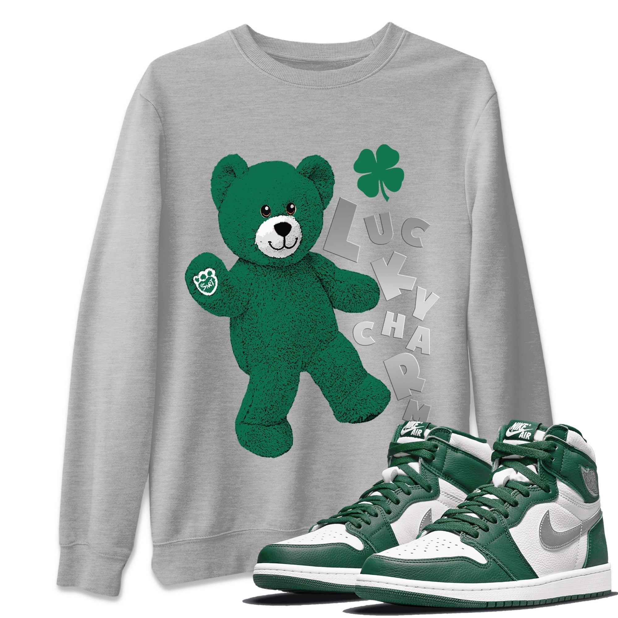 Hello Bear Unisex Tops - Air Jordan 1 Gorge Green