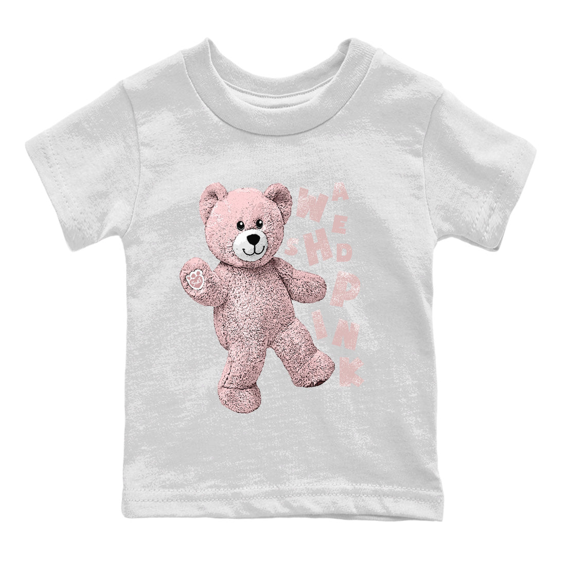 Hello Bear Kids Tops - Air Jordan 1 Washed Pink