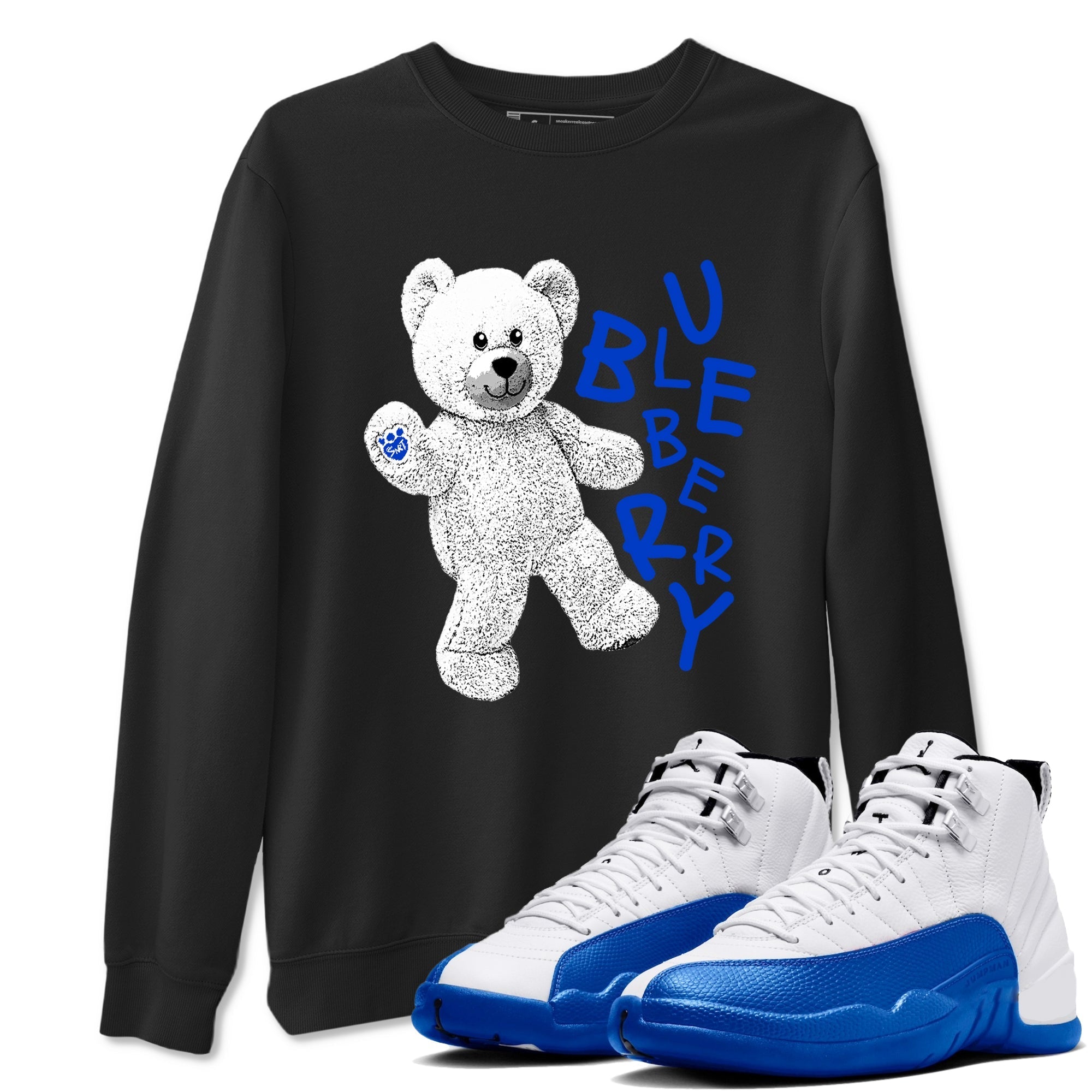 Hello Bear snkmatch Tees - Air Jordan 12 Blueberry