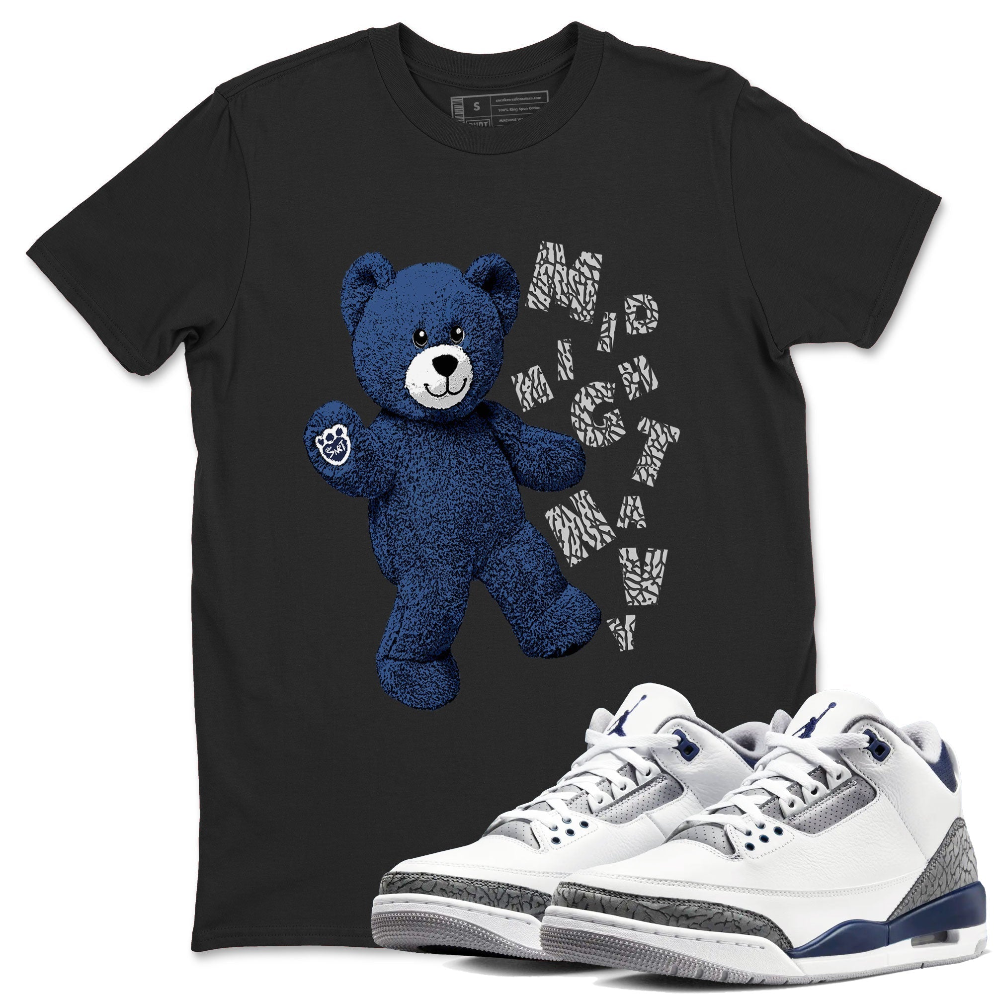 Hello Bear snkmatch Tees - Air Jordan 3 Midnight Navy 2023