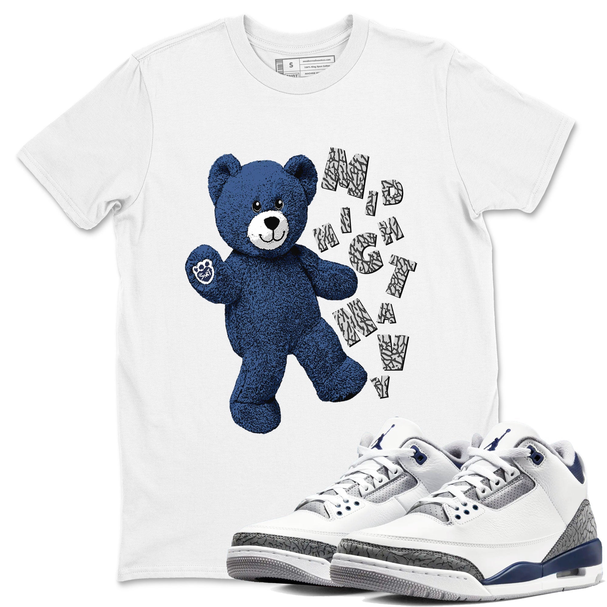 Hello Bear snkmatch Tees - Air Jordan 3 Midnight Navy 2023