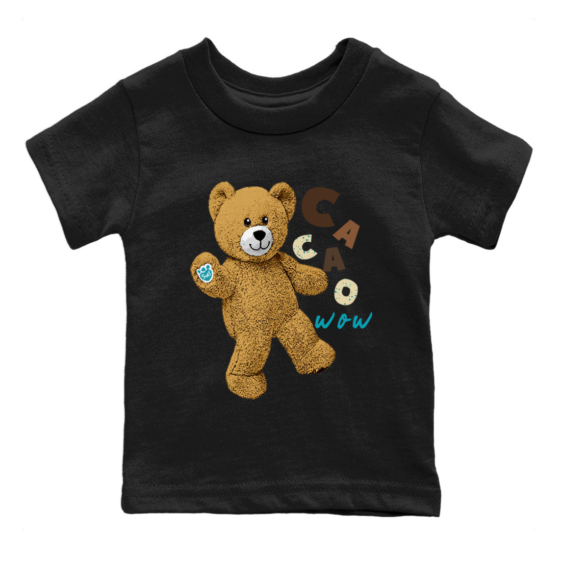 Hello Bear snkmatch Tee Kids - Air Jordan 4 Cacao Wow