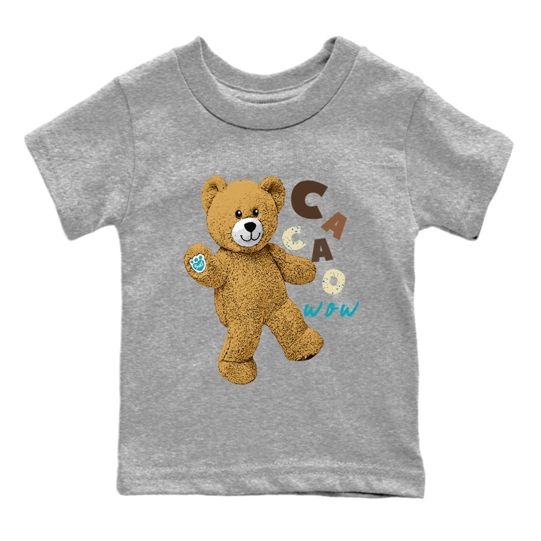 Hello Bear snkmatch Tee Kids - Air Jordan 4 Cacao Wow