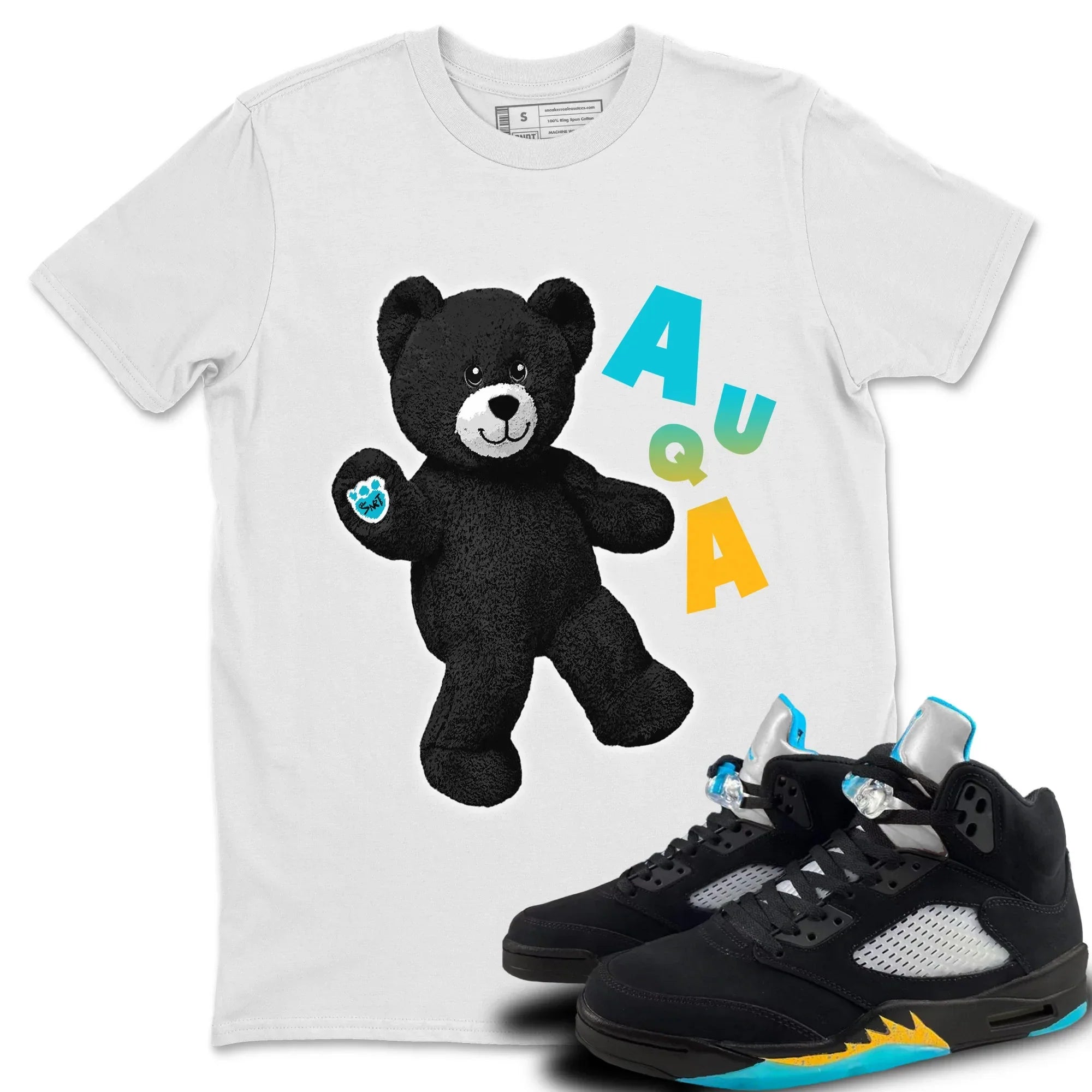 Hello Bear Unisex Tops - Air Jordan 5 Aqua
