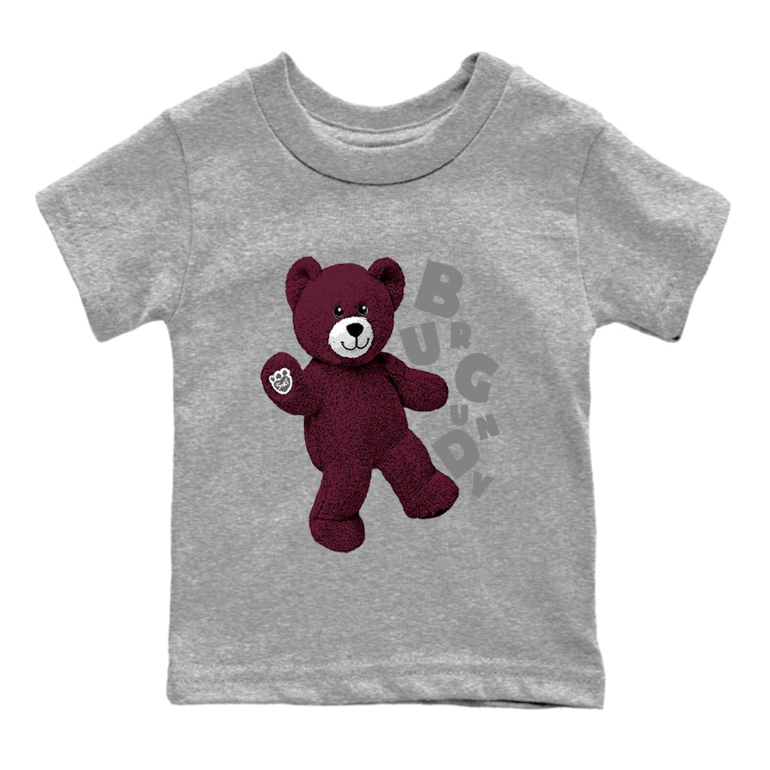 Hello Bear Kids Tops - Air Jordan 5 Burgundy