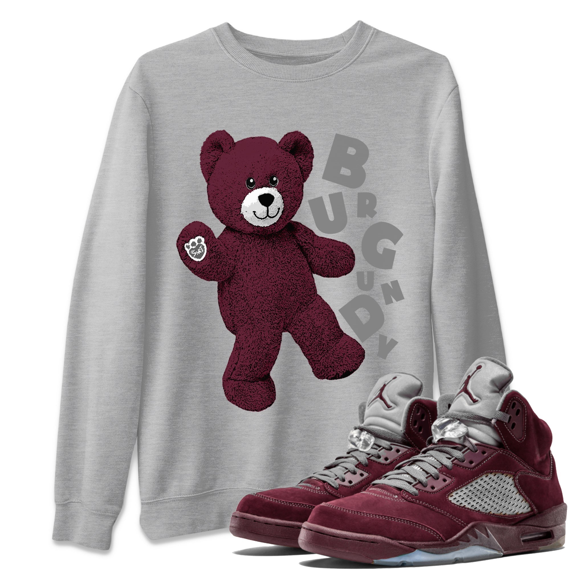 Hello Bear Unisex Tops - Air Jordan 5 Burgundy