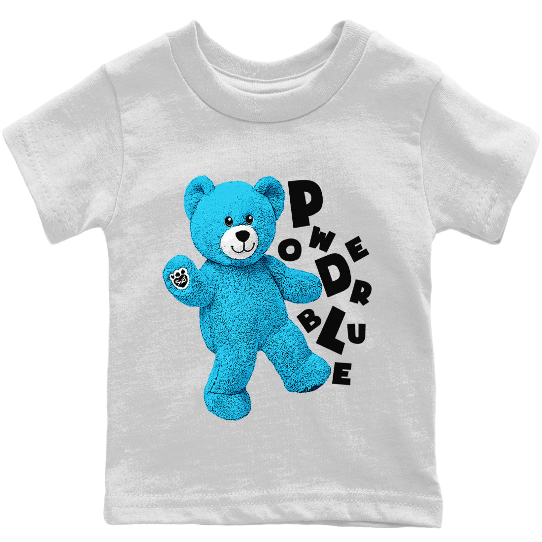 Hello Bear Kids Tops - Air Jordan 1 Powder Blue