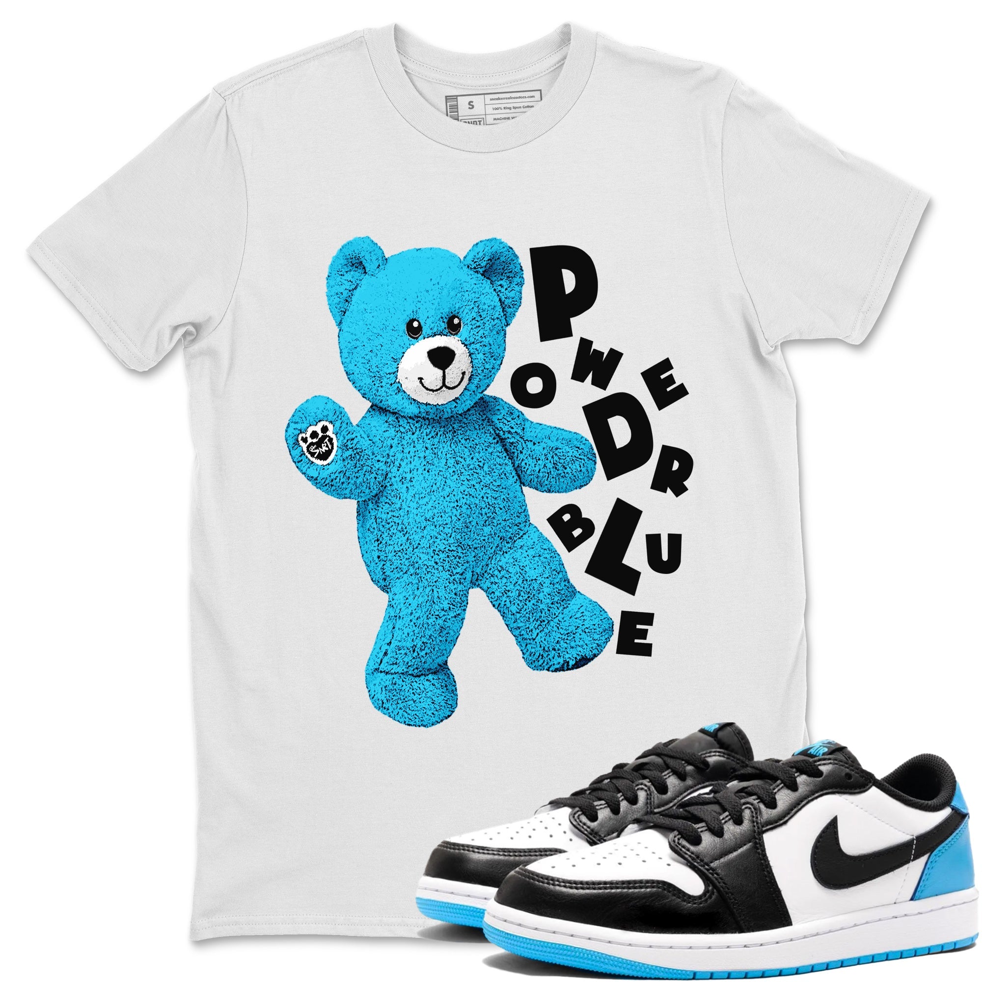 Hello Bear Unisex Tops - Air Jordan 1 Powder Blue