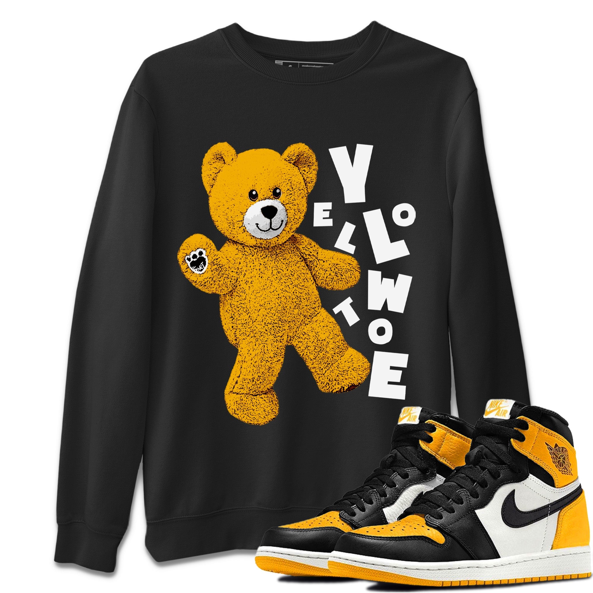 Hello Bear Unisex Tops - Air Jordan 1 Yellow Toe