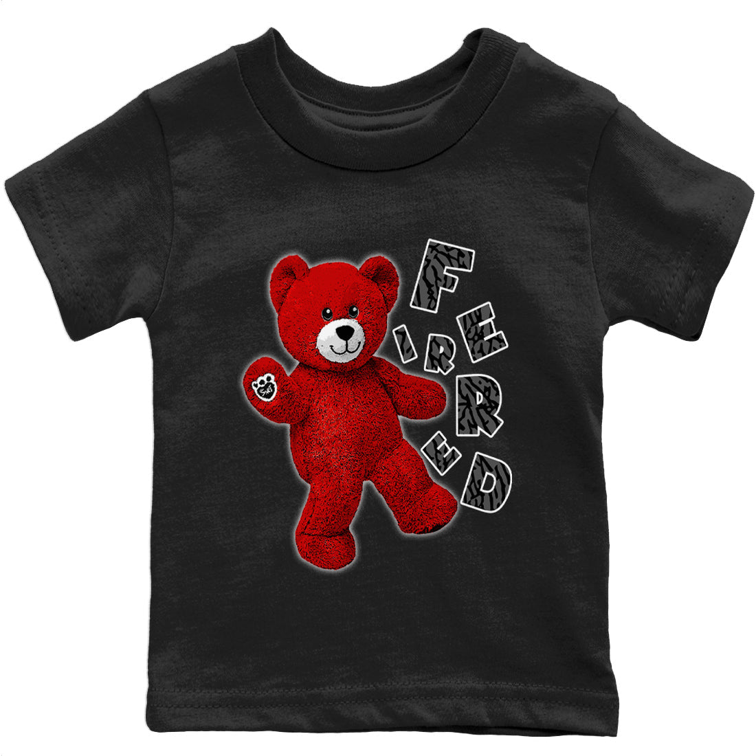 Hello Bear Kids Tops - Air Jordan 3 Fire Red