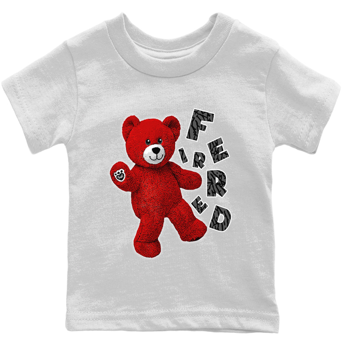Hello Bear Kids Tops - Air Jordan 3 Fire Red