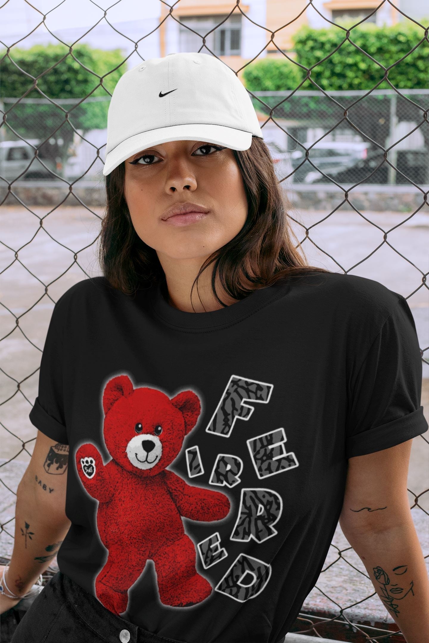 Hello Bear Unisex Tops - Air Jordan 3 Fire Red