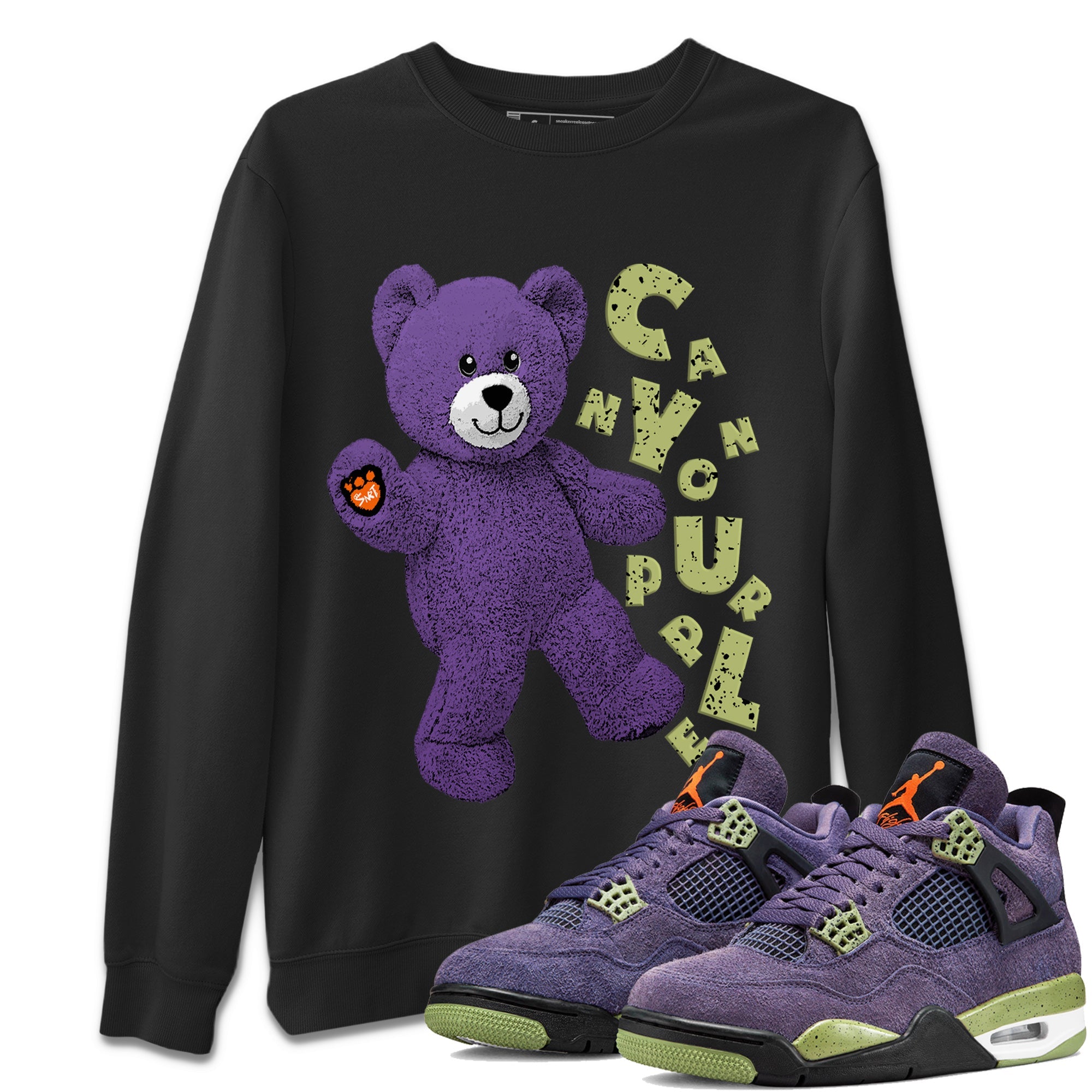Hello Bear Unisex Tops - Air Jordan 4 Canyon Purple