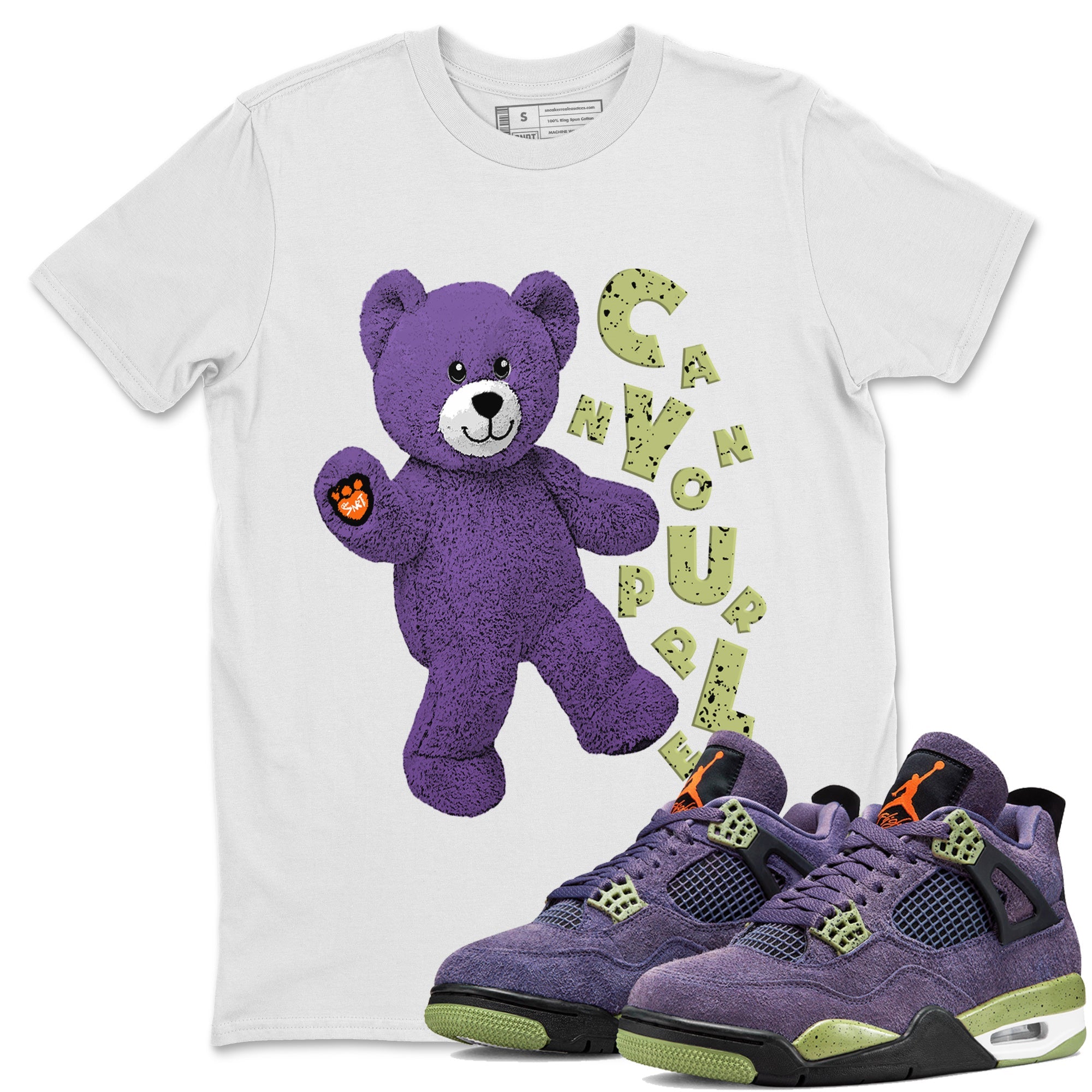 Hello Bear Unisex Tops - Air Jordan 4 Canyon Purple