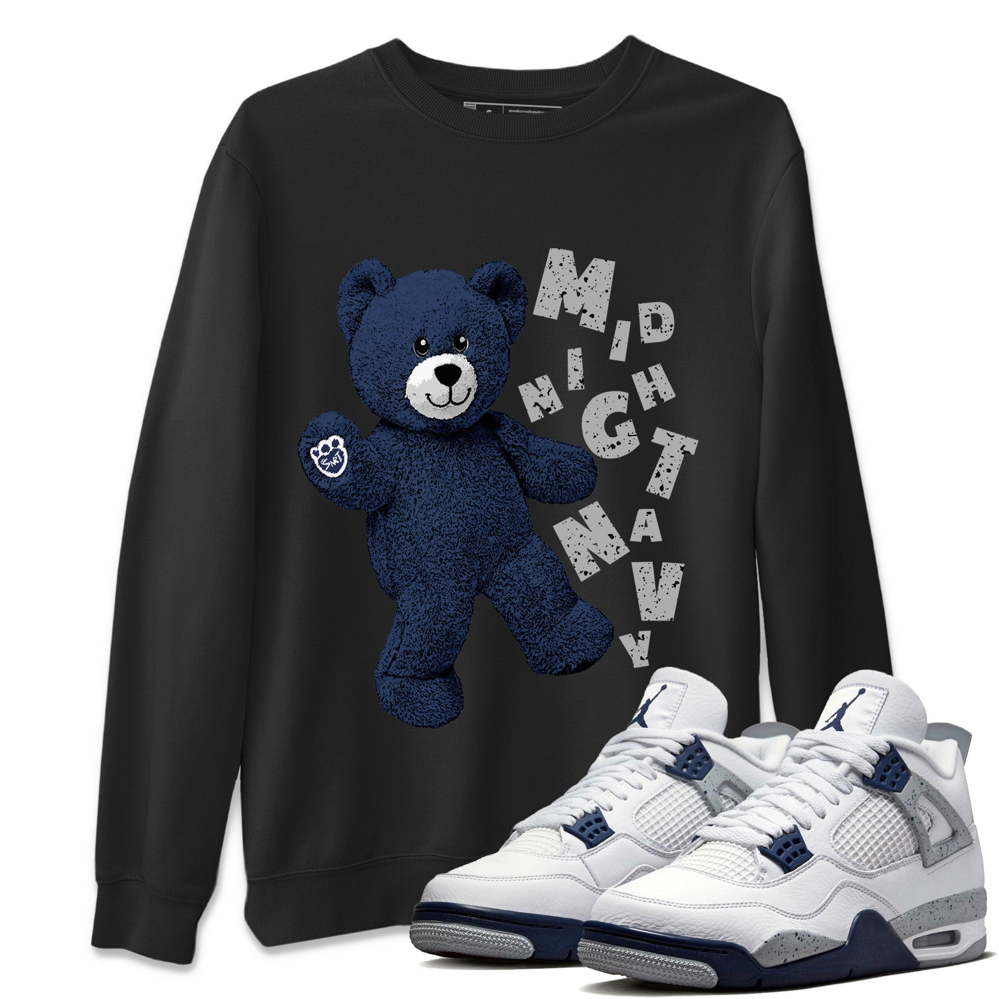 Hello Bear Unisex Tops - Air Jordan 4 Midnight Navy