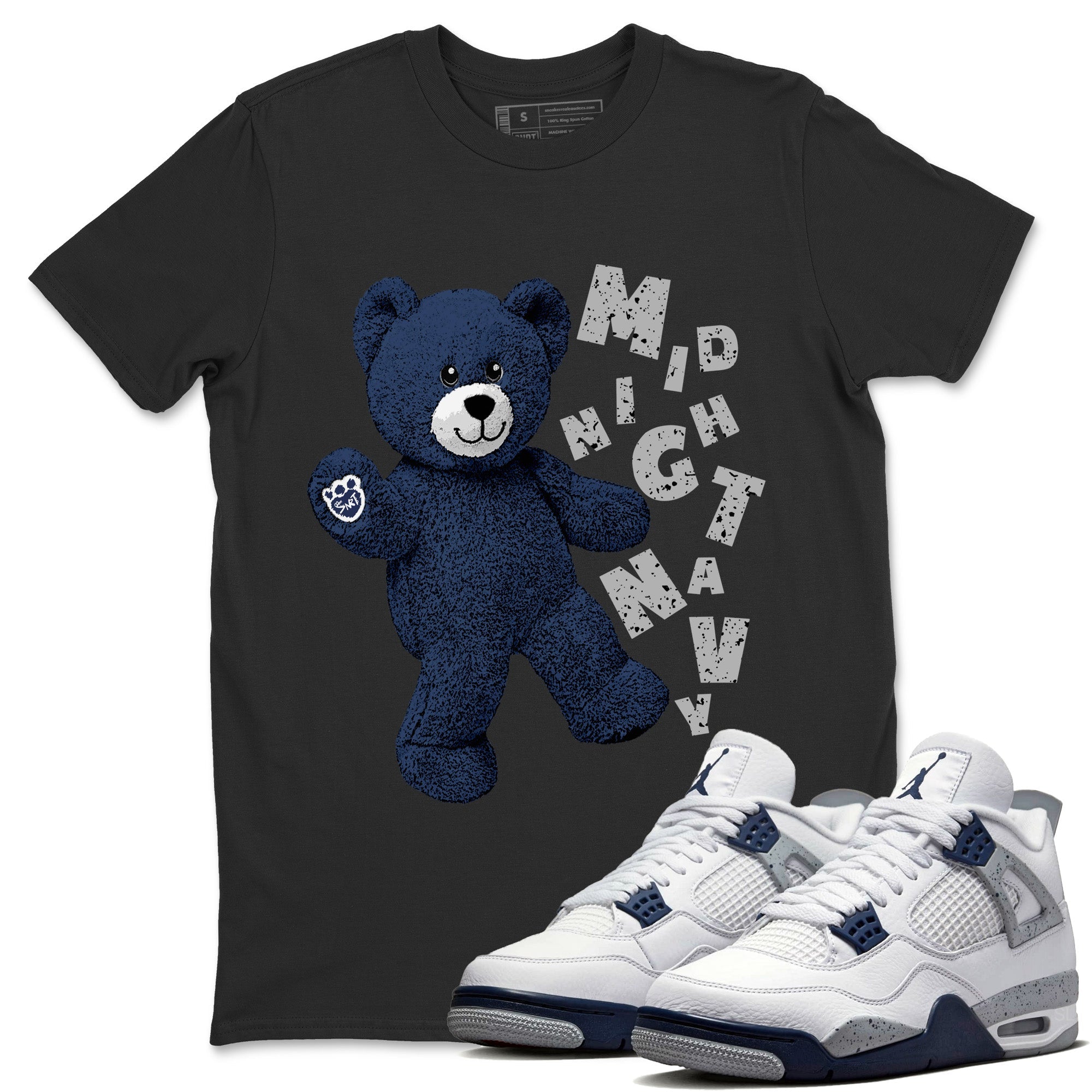 Hello Bear Unisex Tops - Air Jordan 4 Midnight Navy
