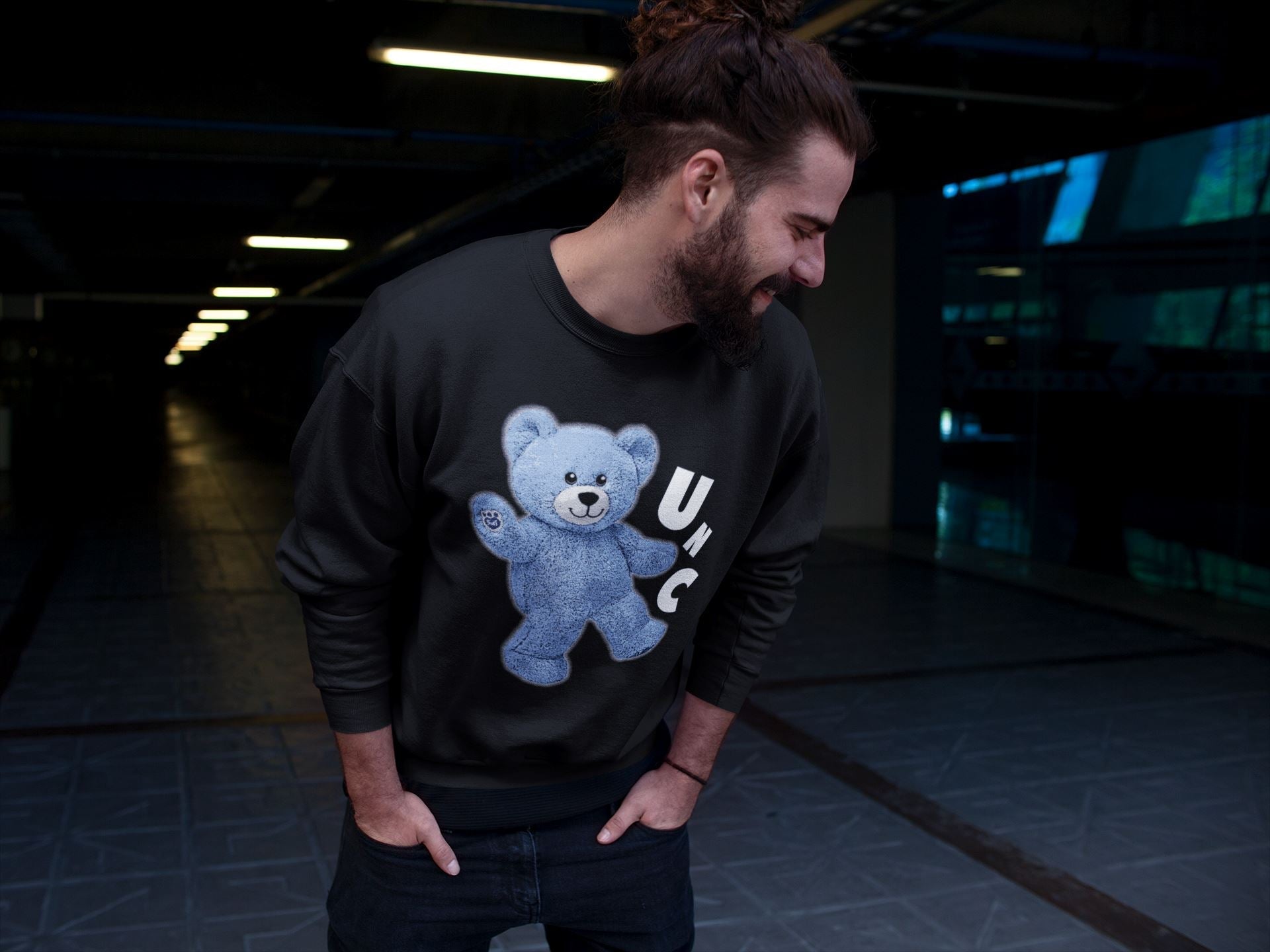 Hello Bear Unisex Tops - Air Jordan 6 UNC