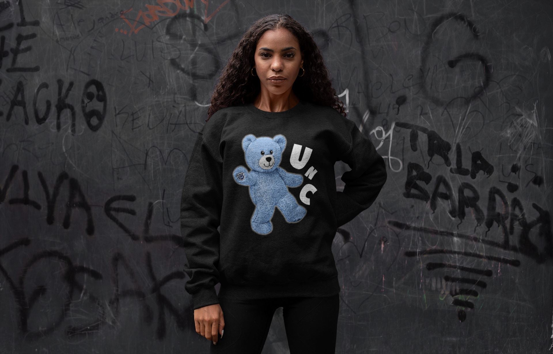 Hello Bear Unisex Tops - Air Jordan 6 UNC