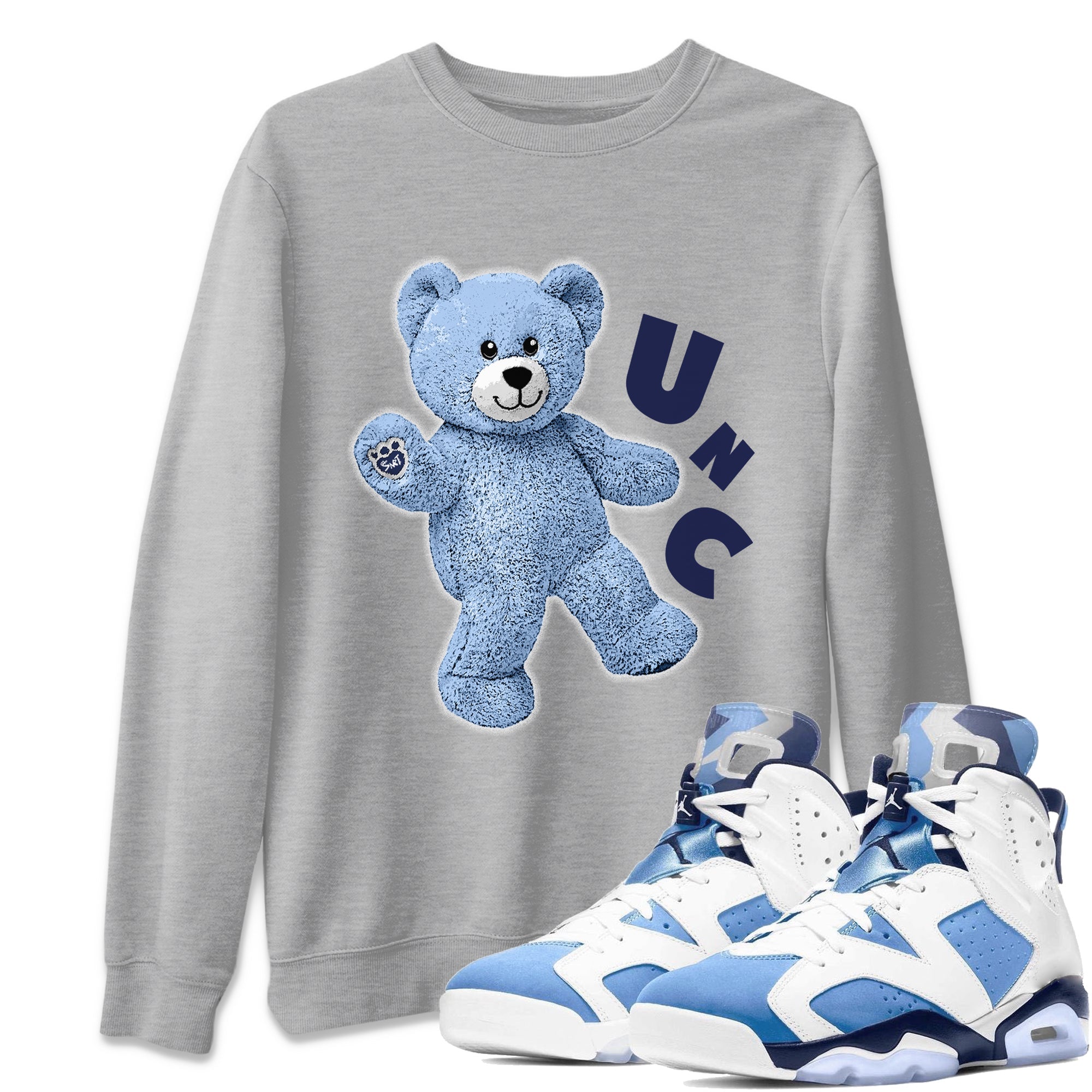 Hello Bear Unisex Tops - Air Jordan 6 UNC