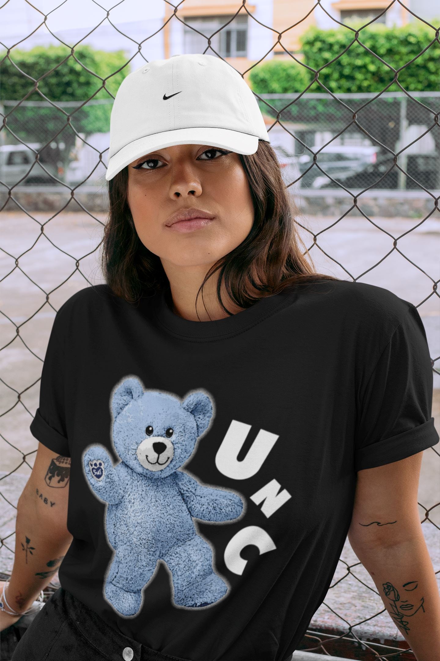 Hello Bear Unisex Tops - Air Jordan 6 UNC