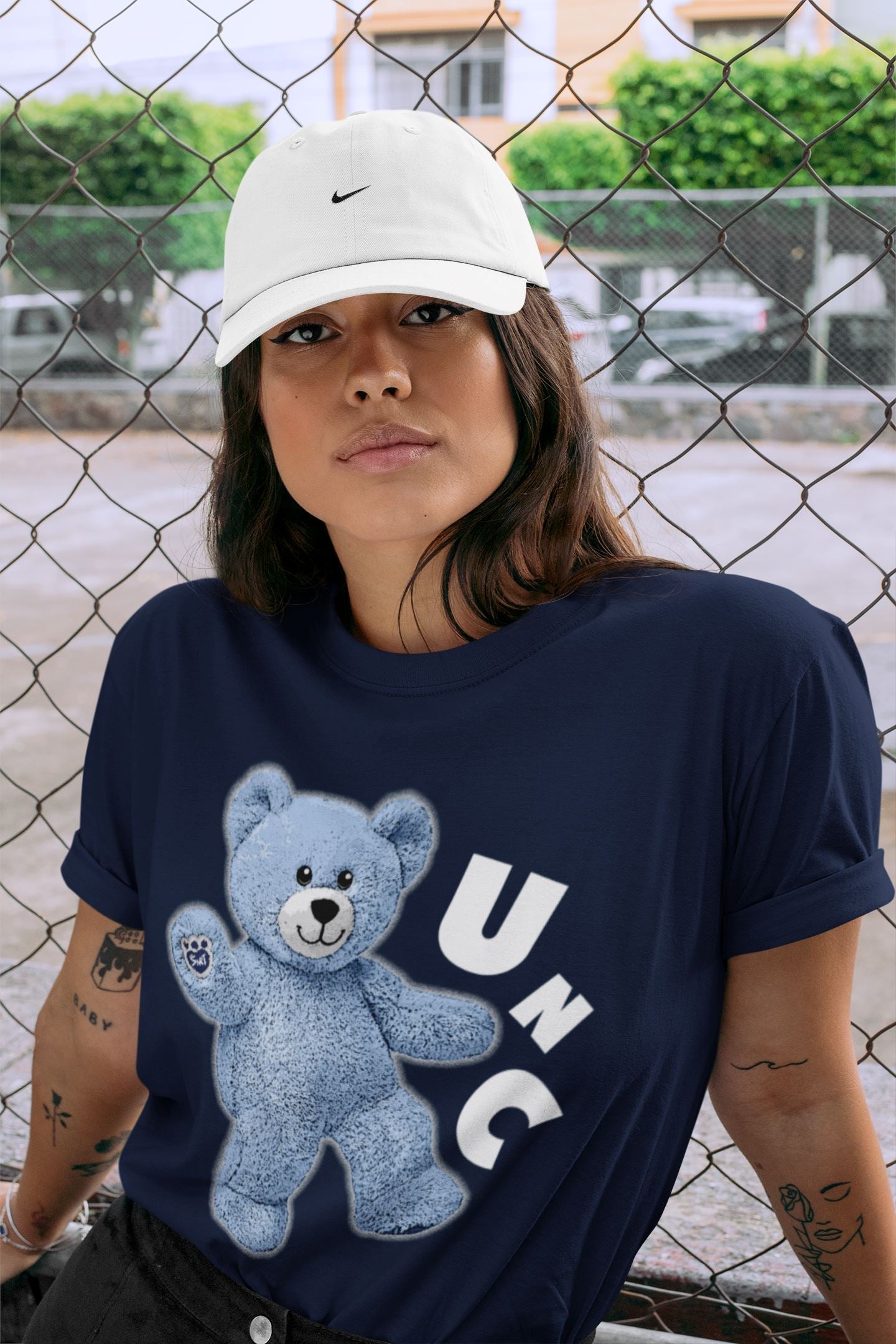 Hello Bear Unisex Tops - Air Jordan 6 UNC