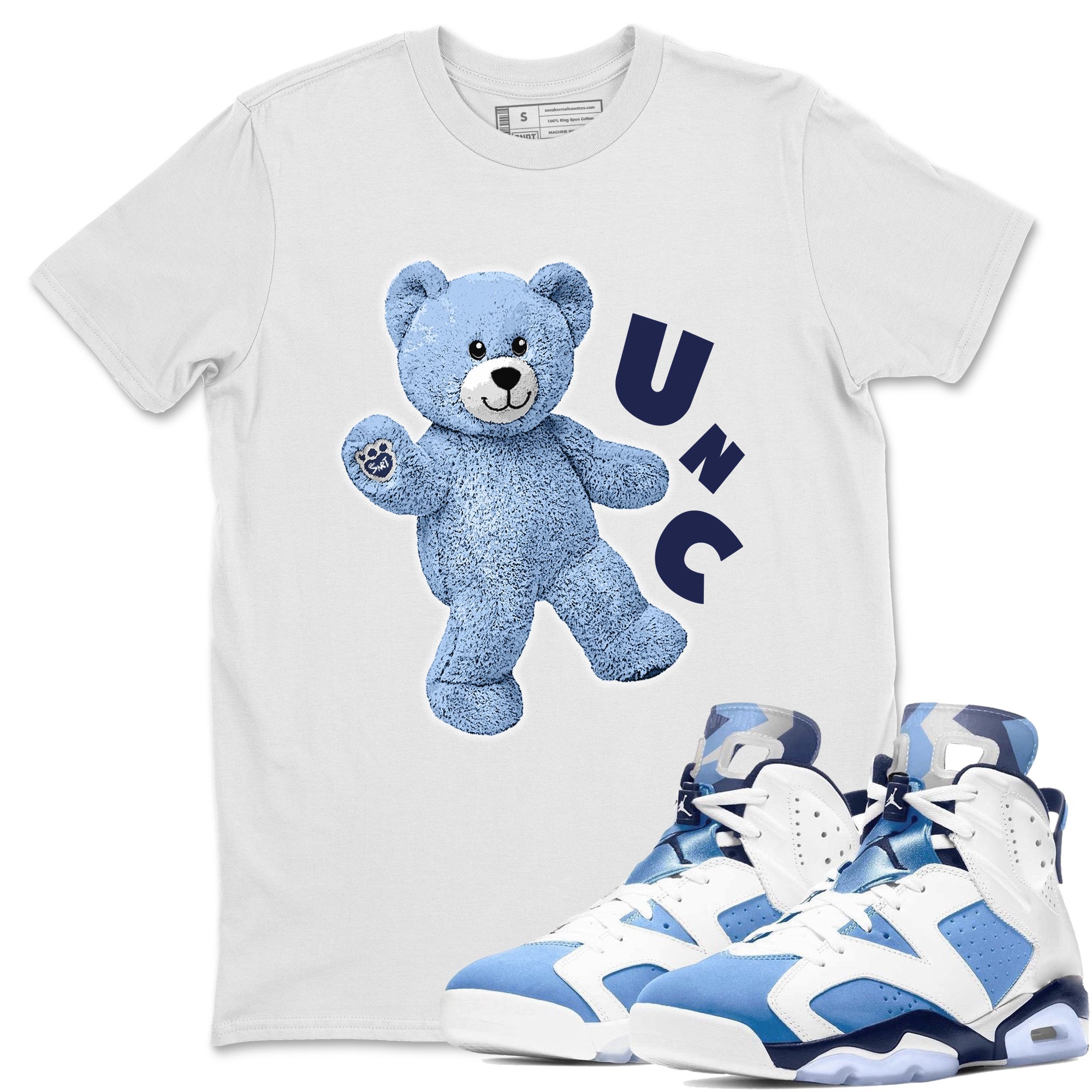Hello Bear Unisex Tops - Air Jordan 6 UNC