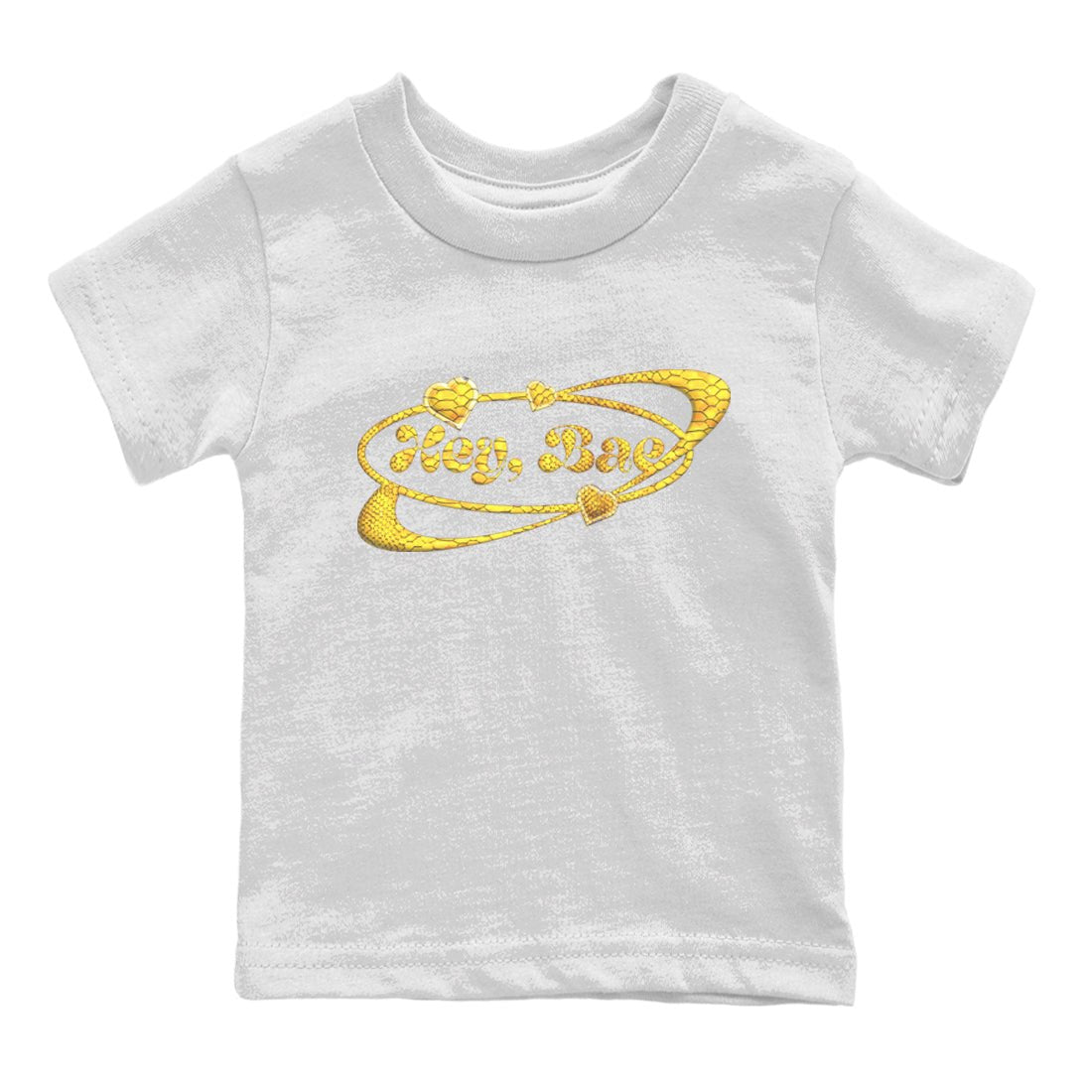 Hey Bae Kids Tops - Air Jordan 11 Yellow Python