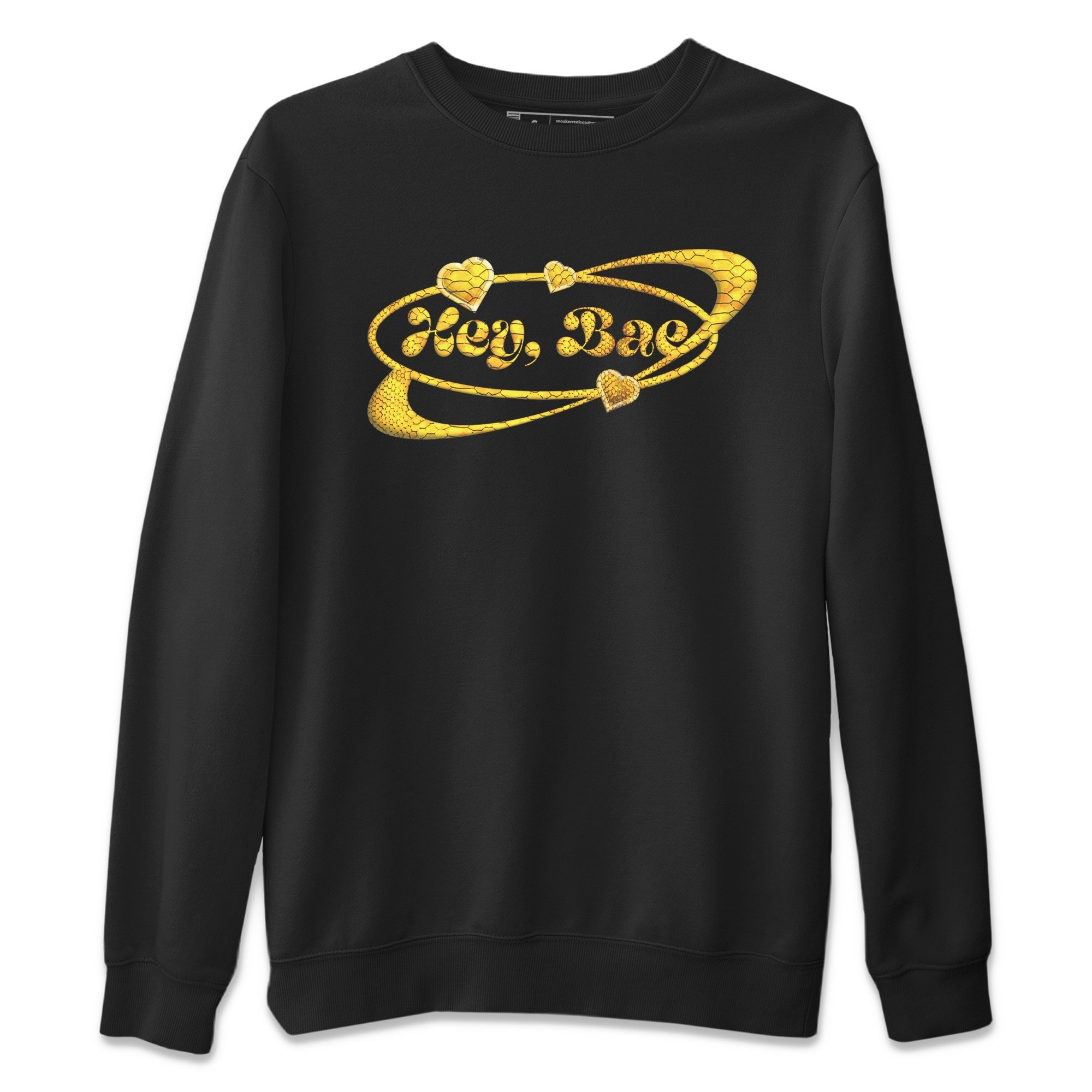 Hey Bae Unisex Tops - Air Jordan 11 Yellow Python
