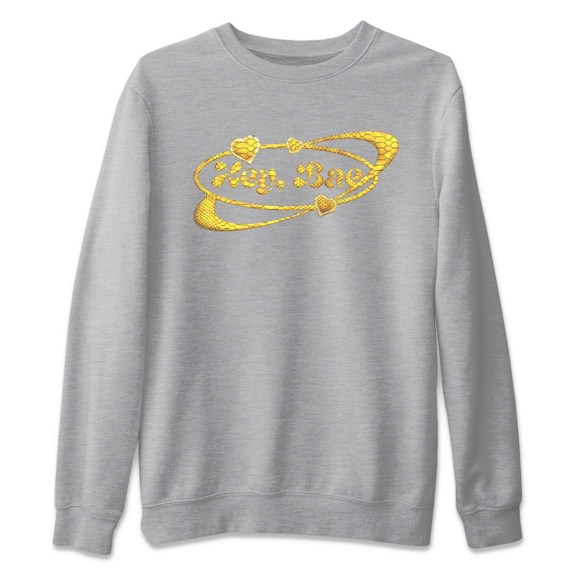 Hey Bae Unisex Tops - Air Jordan 11 Yellow Python