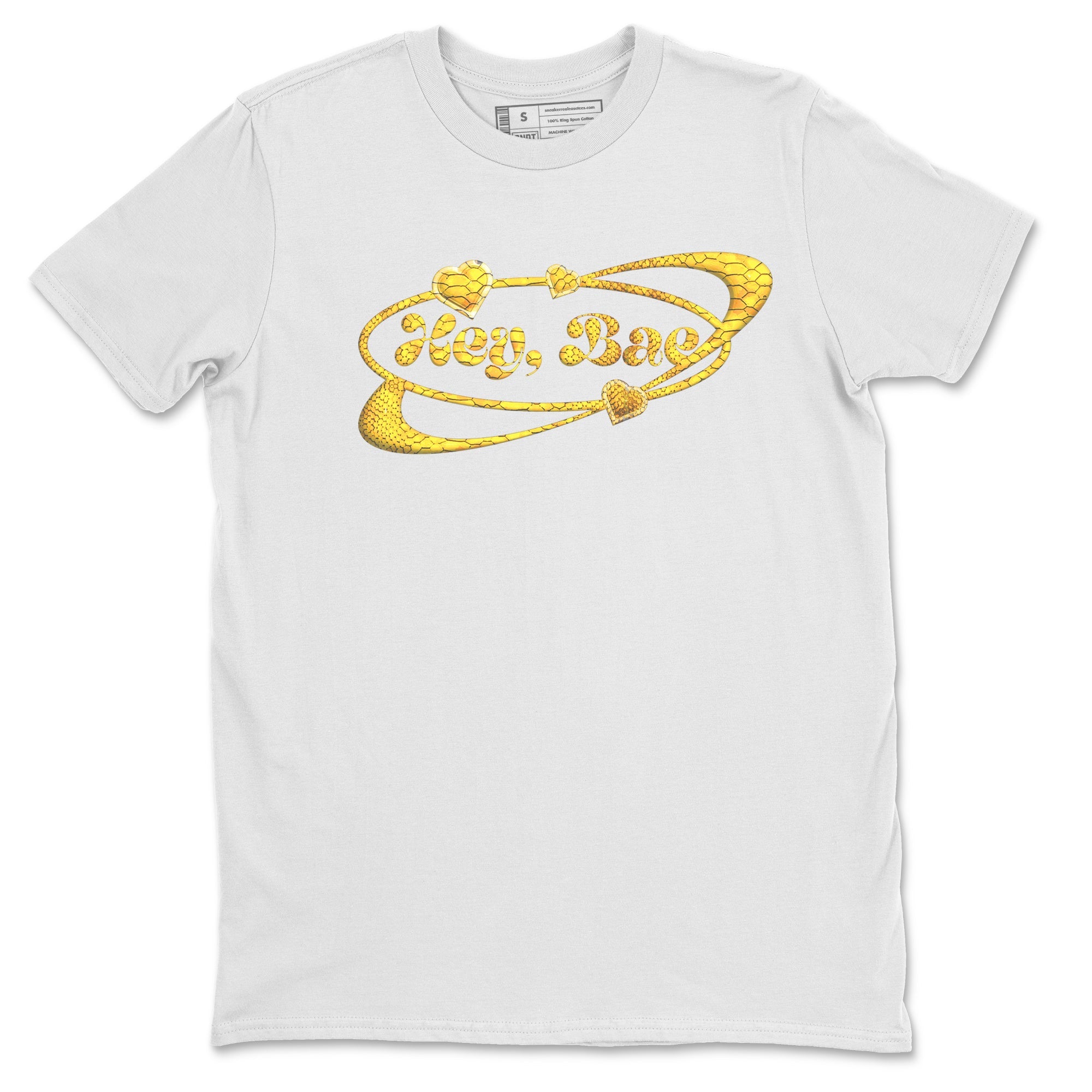 Hey Bae Unisex Tops - Air Jordan 11 Yellow Python