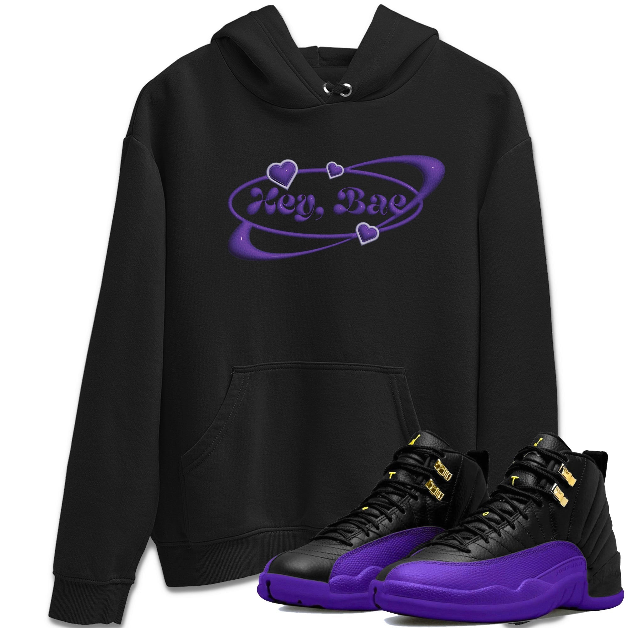 Hey Bae Unisex Tops - Air Jordan 12 Field Purple