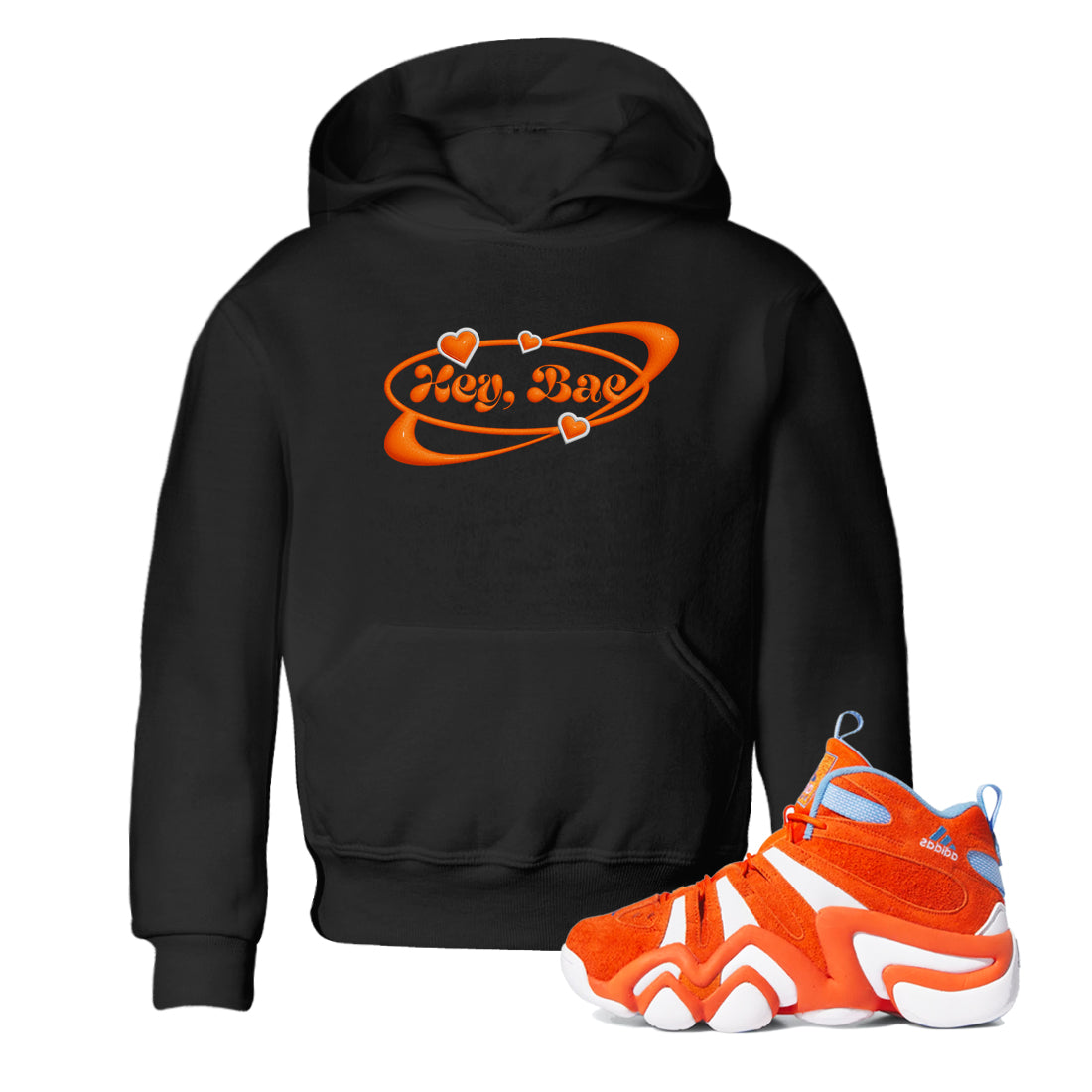Hey Bae snkmatch Tee Kids - Crazy 8 Team Orange