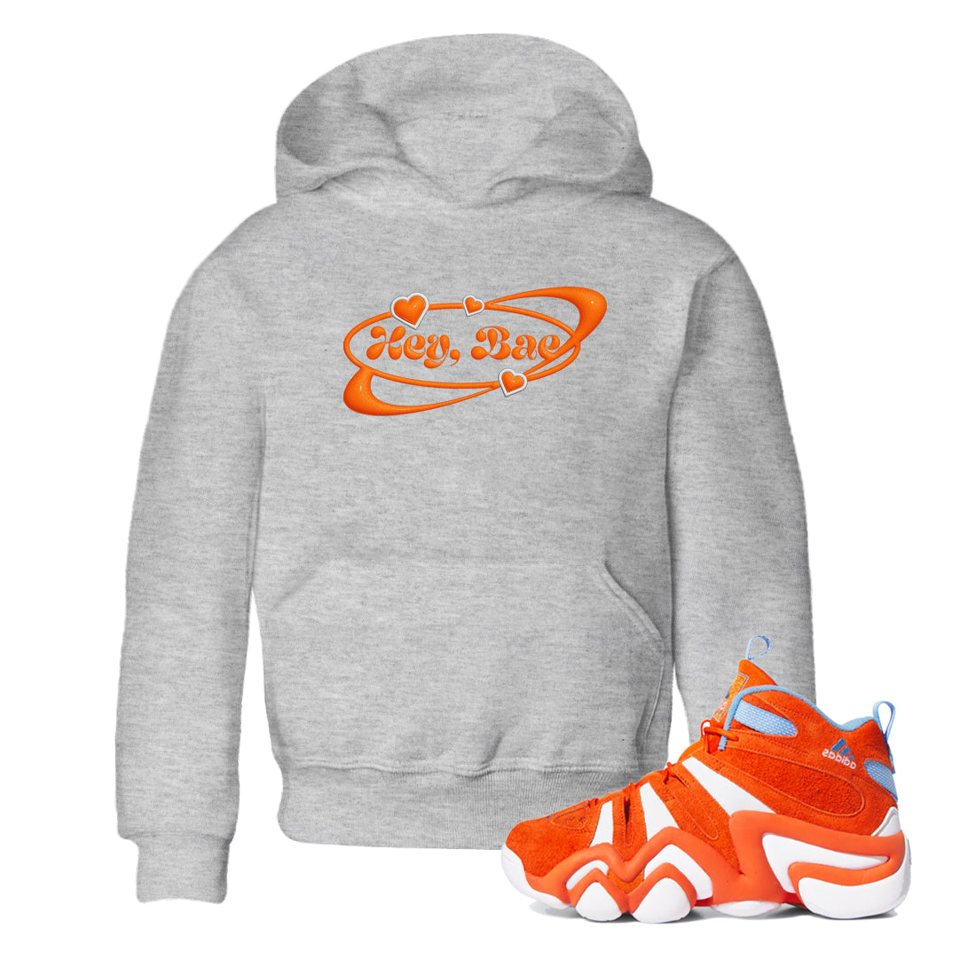 Hey Bae snkmatch Tee Kids - Crazy 8 Team Orange