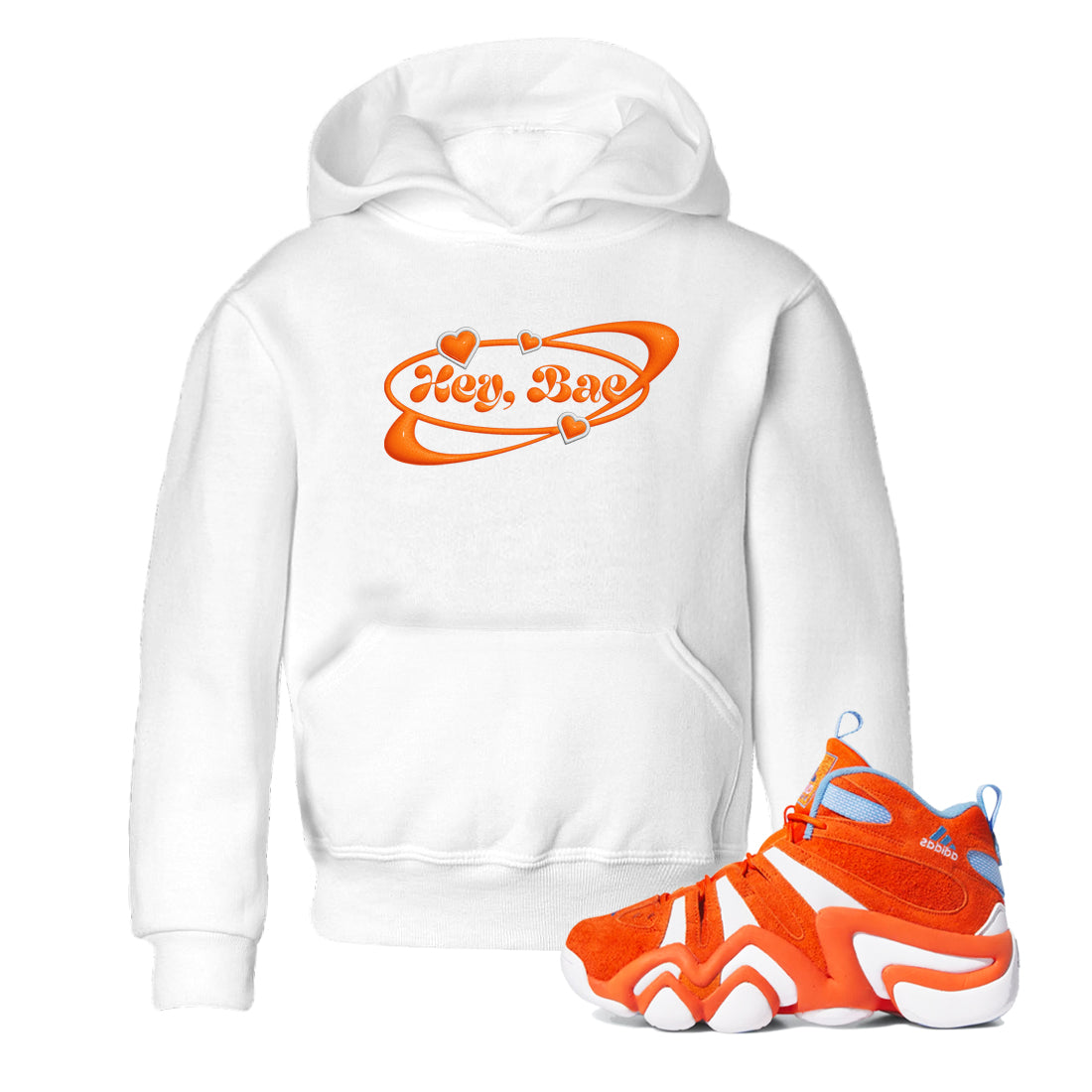 Hey Bae snkmatch Tee Kids - Crazy 8 Team Orange