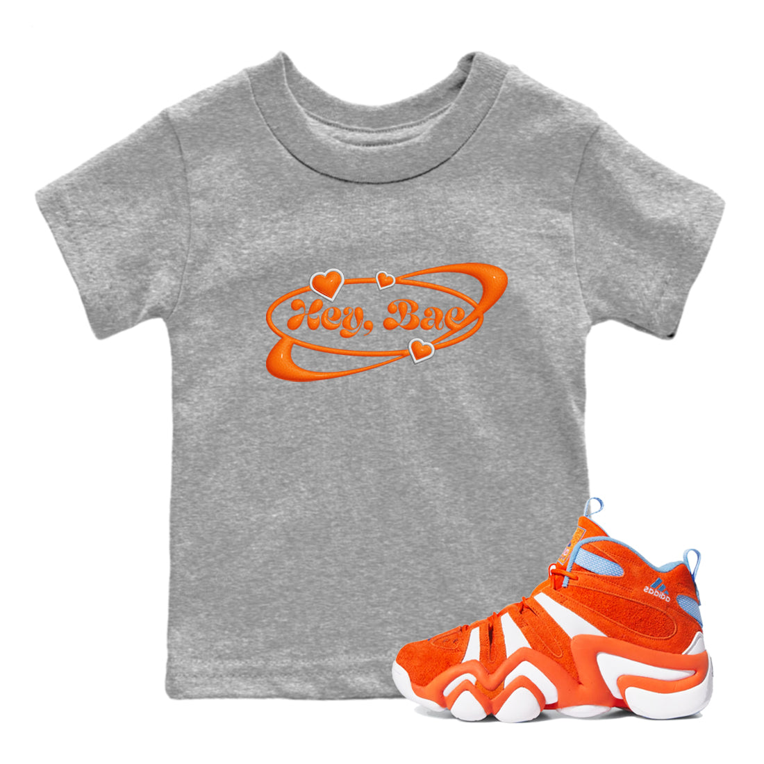 Hey Bae snkmatch Tee Kids - Crazy 8 Team Orange