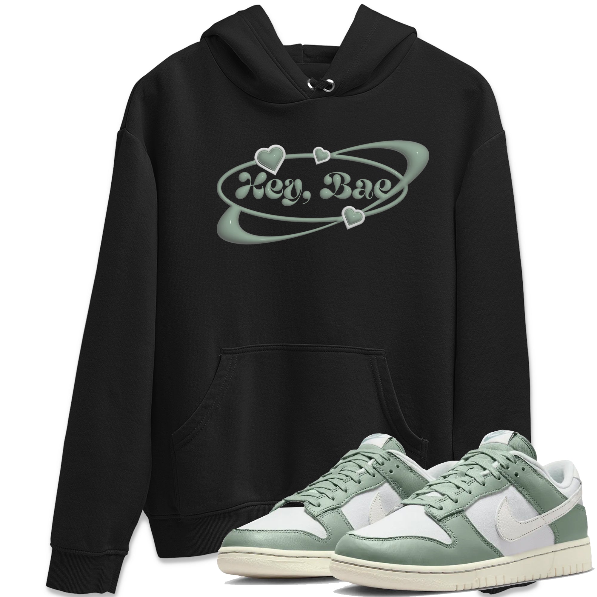 Hey Bae Unisex Tops - Dunk Mica Green