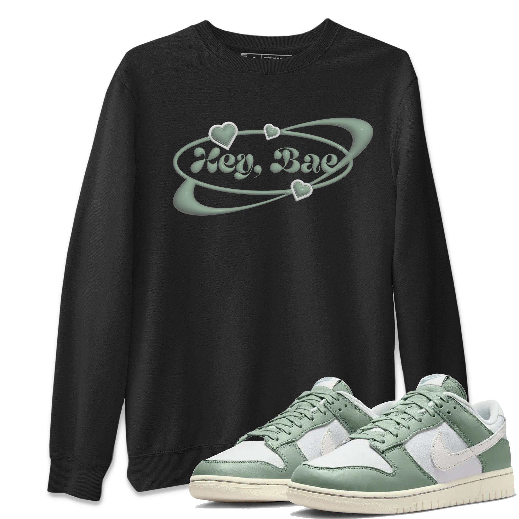 Hey Bae Unisex Tops - Dunk Mica Green