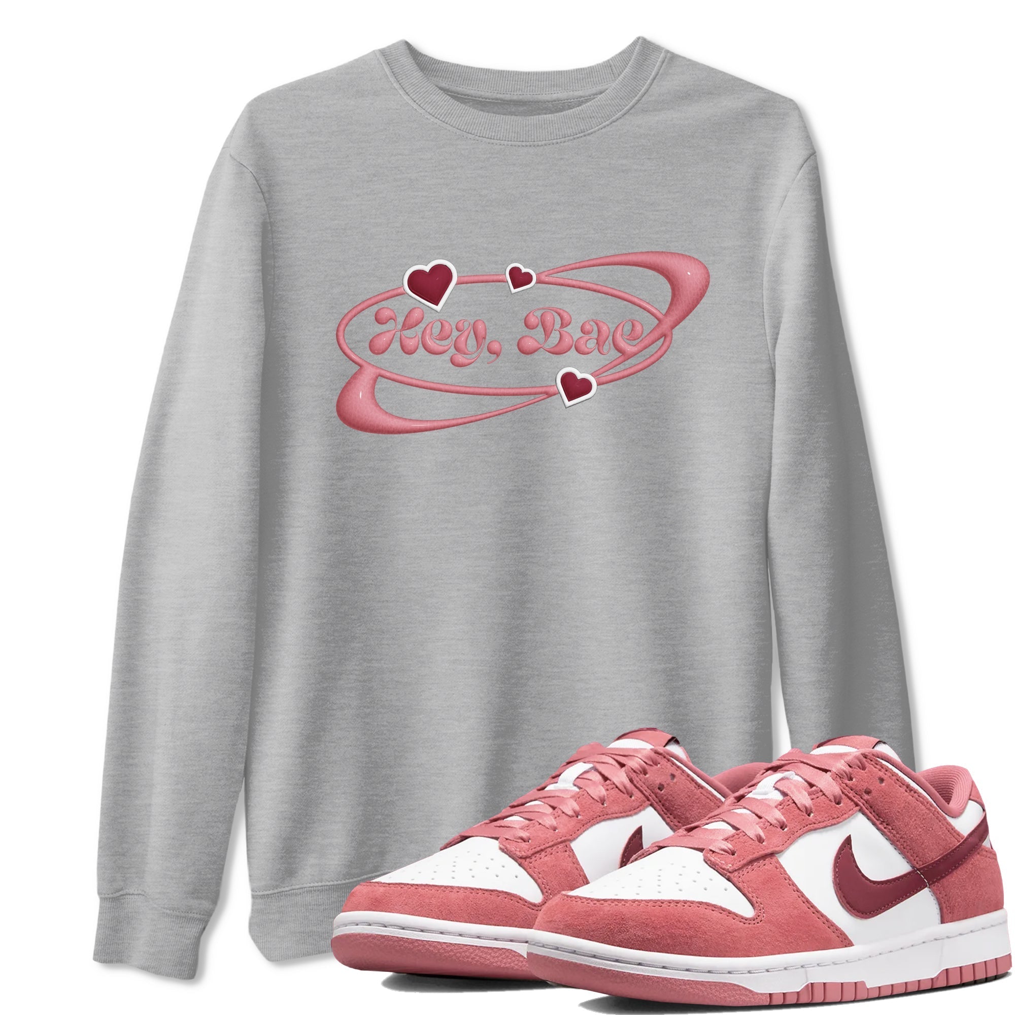 Hey Bae snkmatch Tee - Dunk Valentines Day 2024