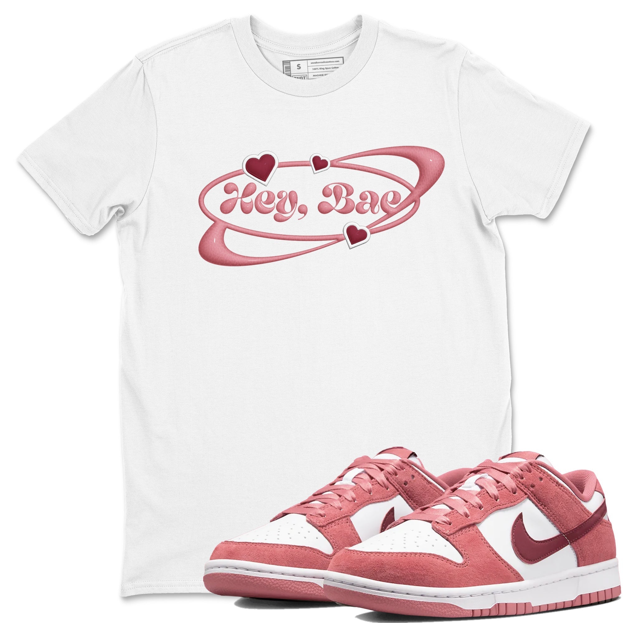 Hey Bae snkmatch Tee - Dunk Valentines Day 2024
