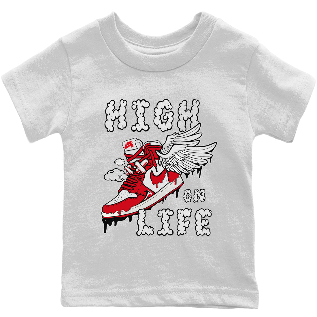High On Life Kids Tops - Air Jordan 1 Newstalgia