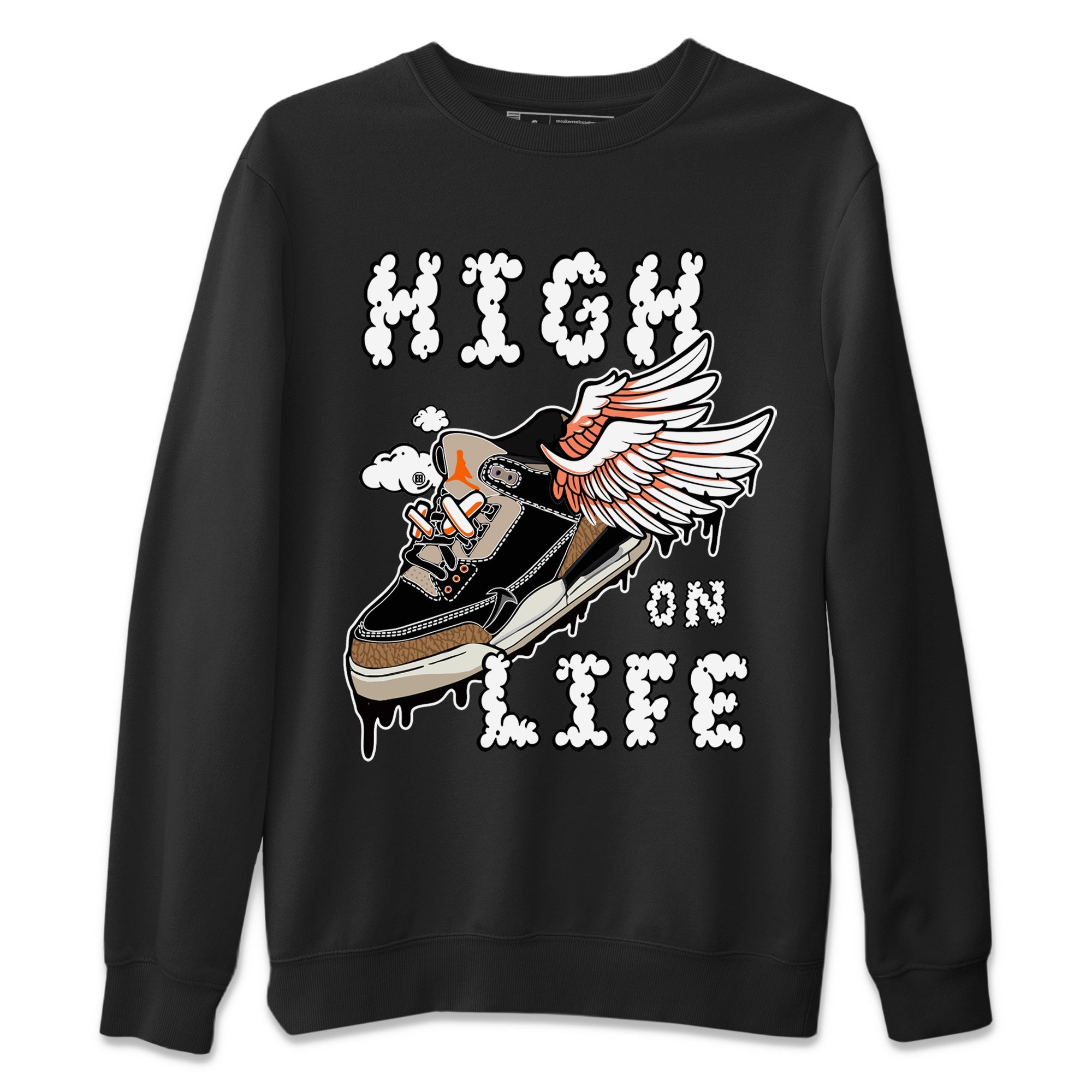 High On Life Unisex Tops - Air Jordan 3 Desert Elephant